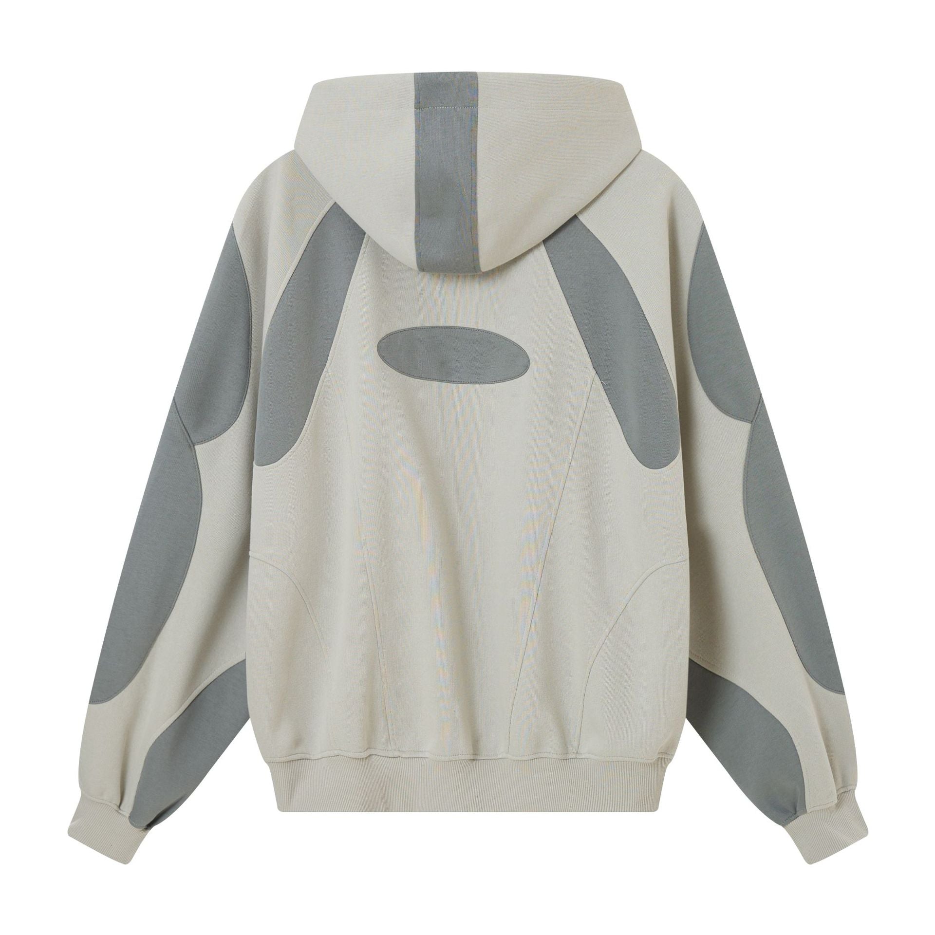 Panel Raglan Design Hoodie