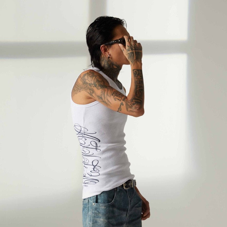 Logo Letter Print Tank Top