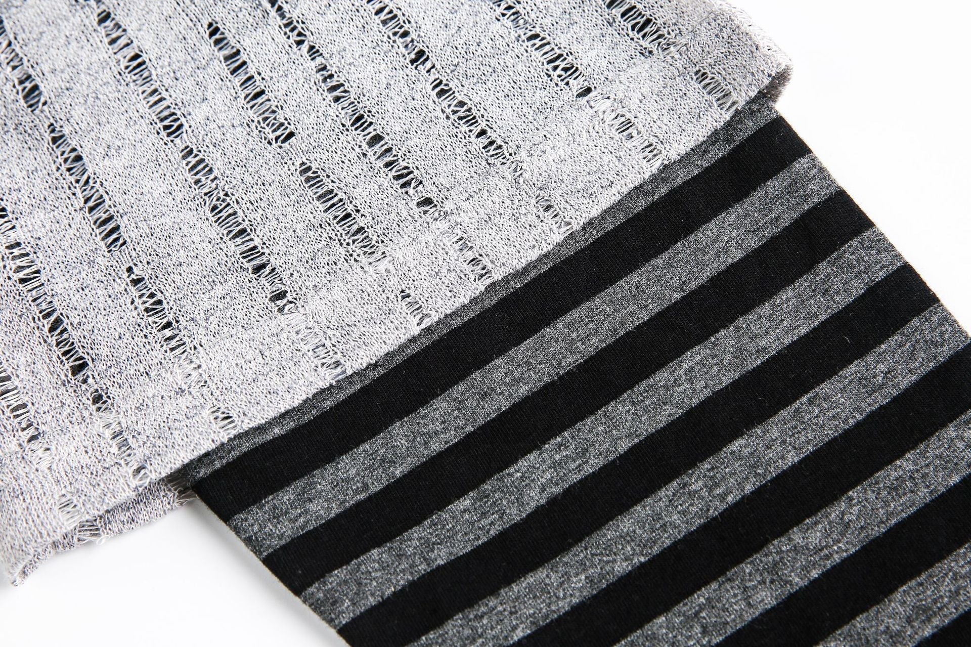 Stripe Fake Layered Graphic Long Sleeve T-Shirt