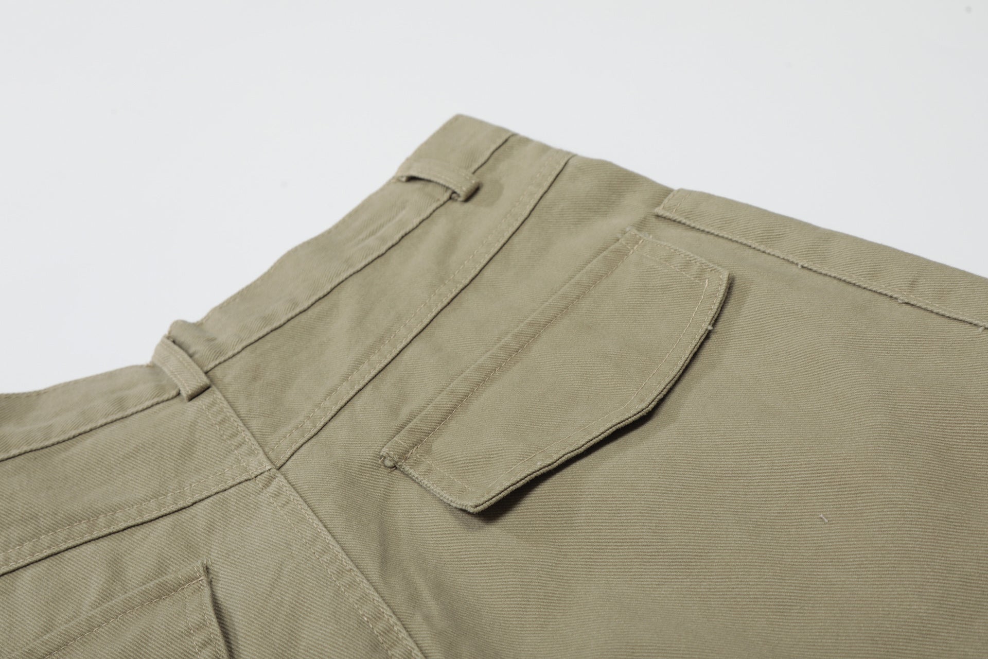 Washed Embroidery Wide Leg Jort