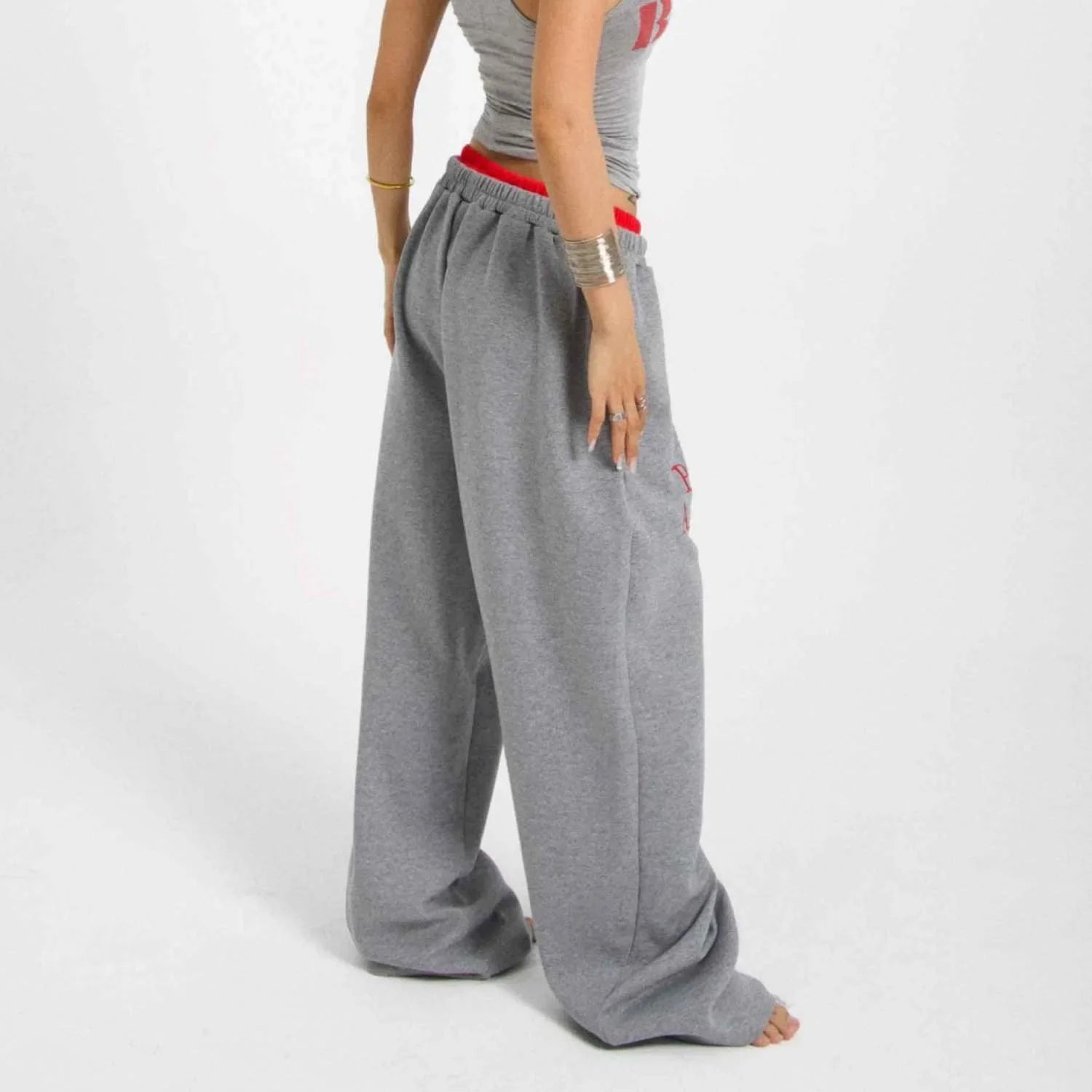 Contrasting Jazz Dance Hiphop Sweatpants