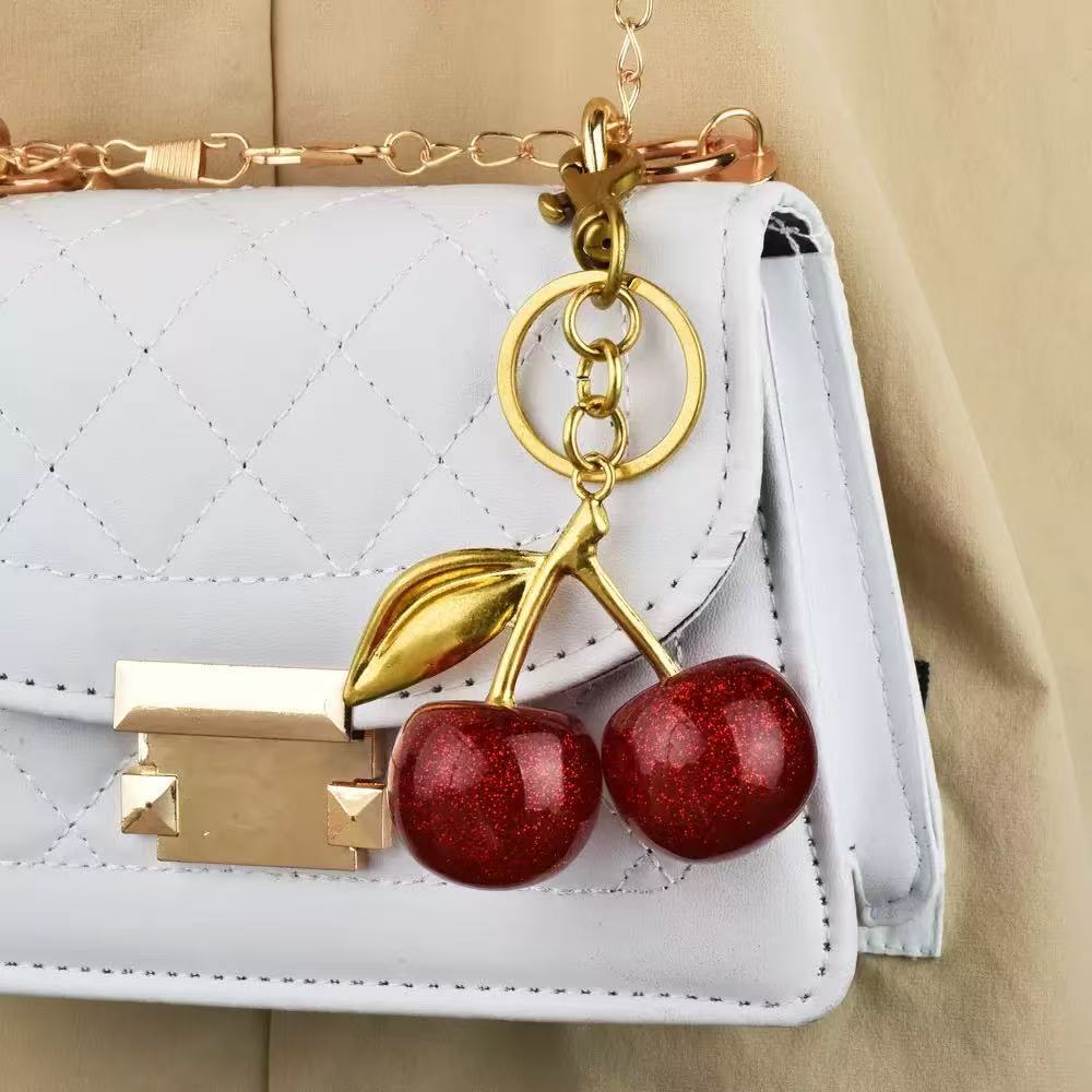 The Trendy Cherry Keychain