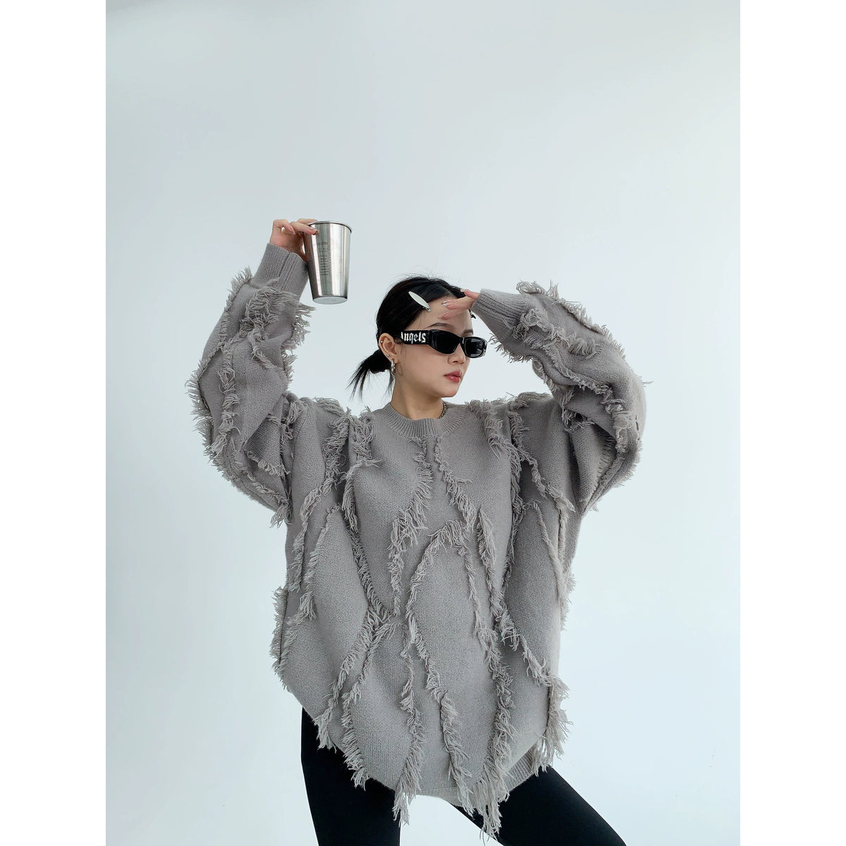 Oversized Thick Pullover Knit Sweater