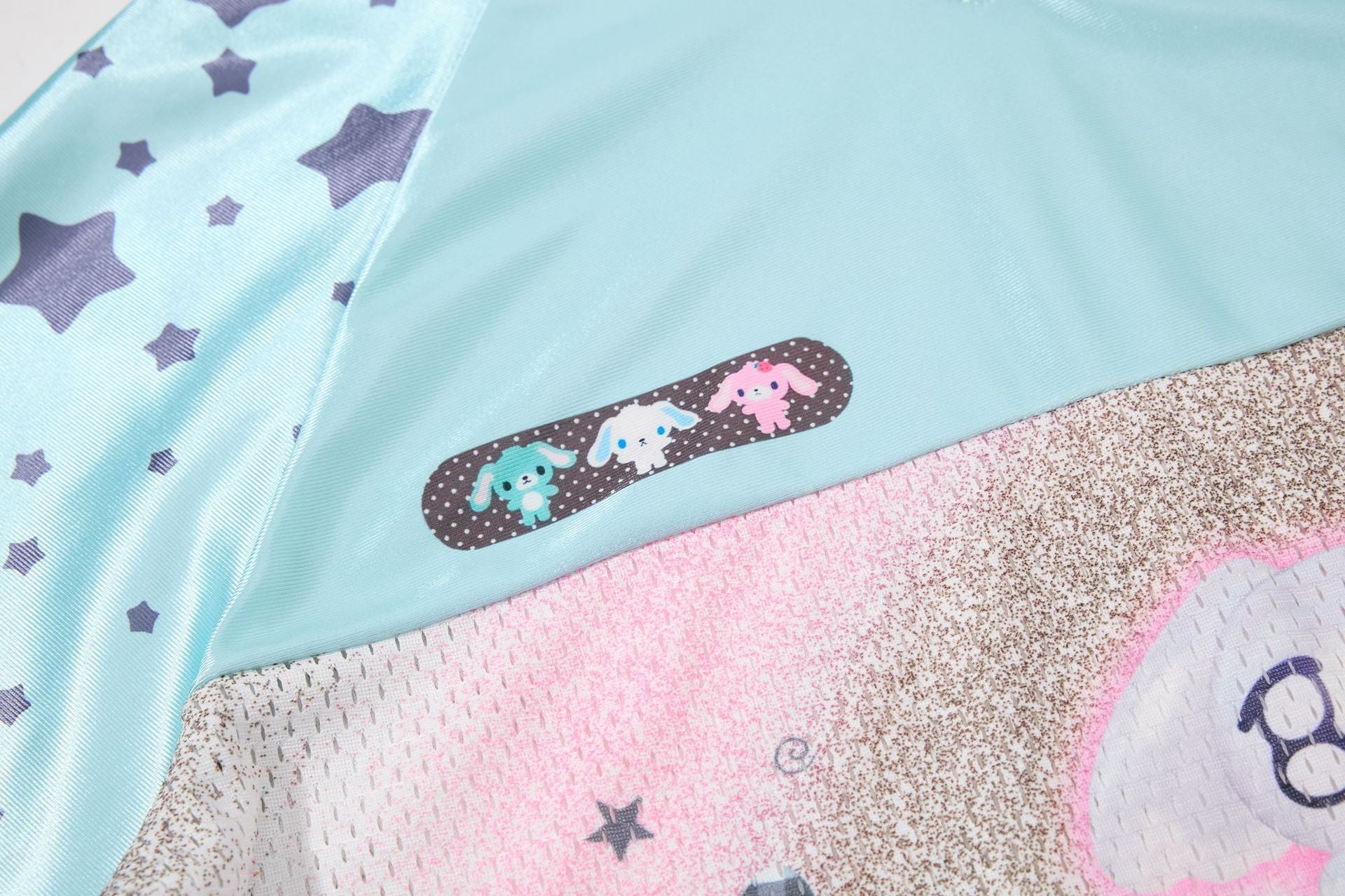 Cartoon Graphic Print V-Neck Short Sleeve T-Shirt