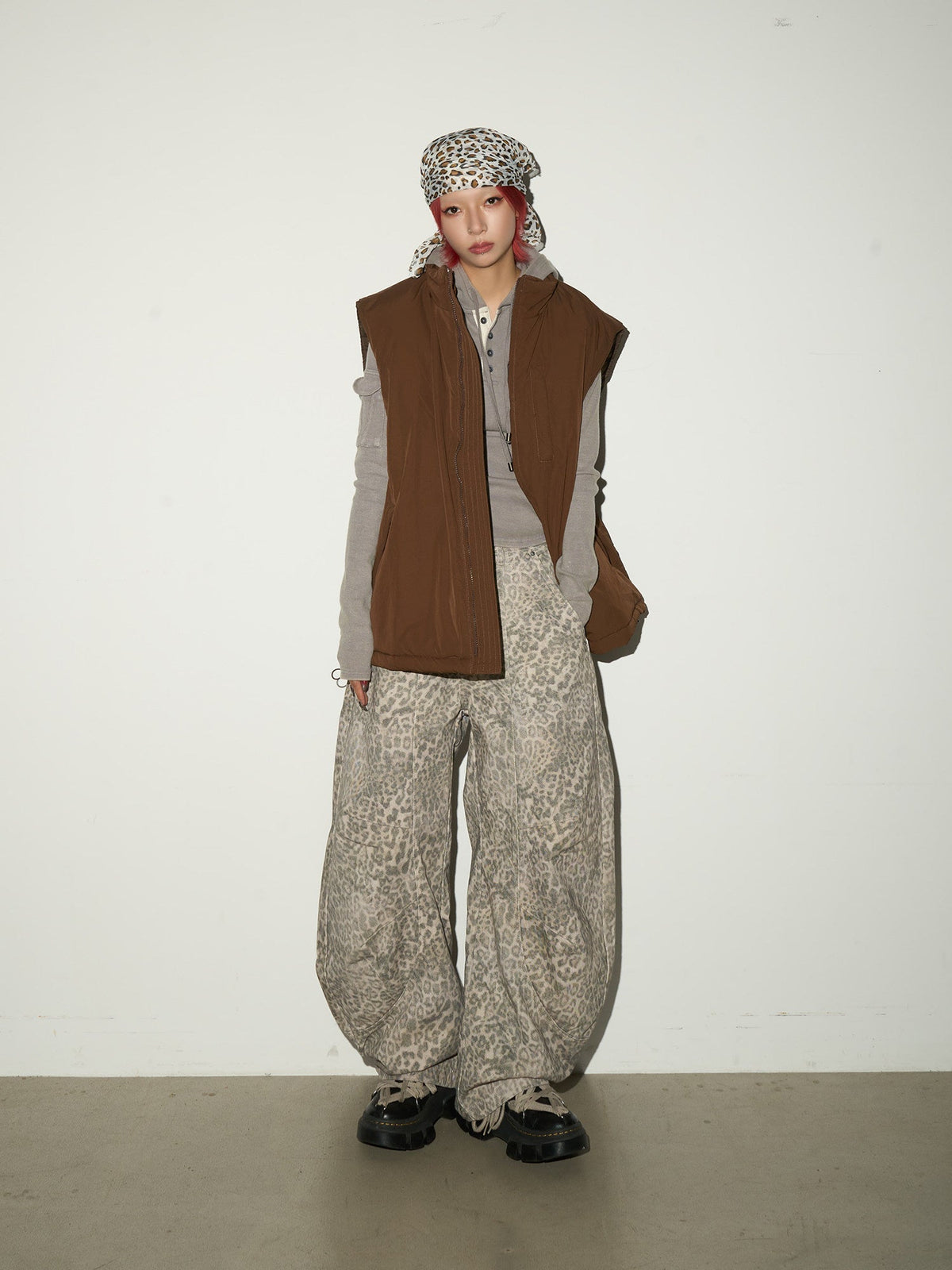 Multi-Pocket Button Knit Hoodie