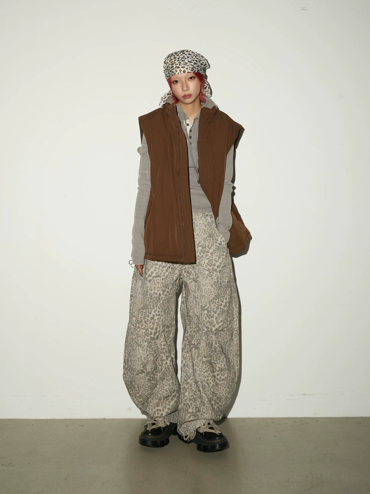 Multi-Pocket Button Knit Hoodie