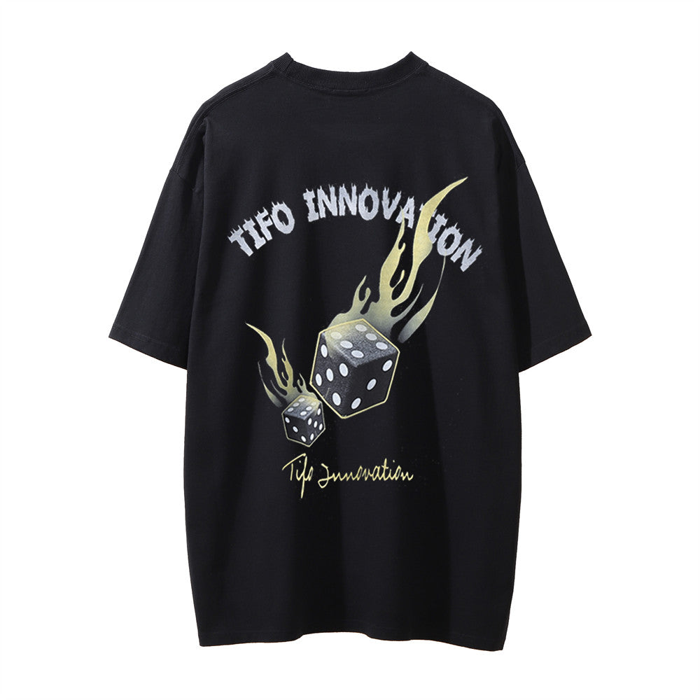 Camiseta estampada con dados