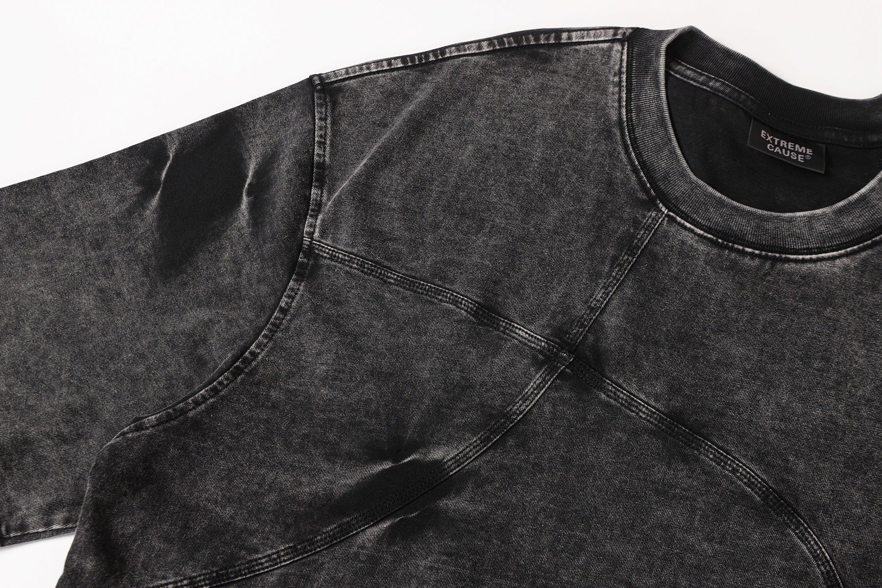 Heavyweight Washed Tie-Dye Short Sleeve T-Shirt