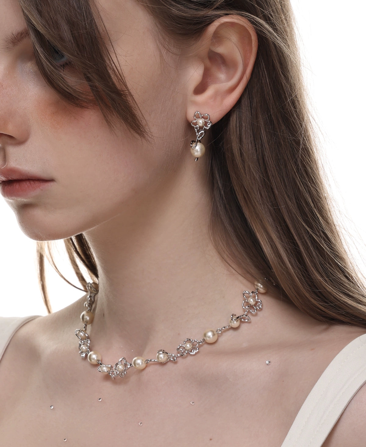 Collier de perles Graffiti Line Sense Floret