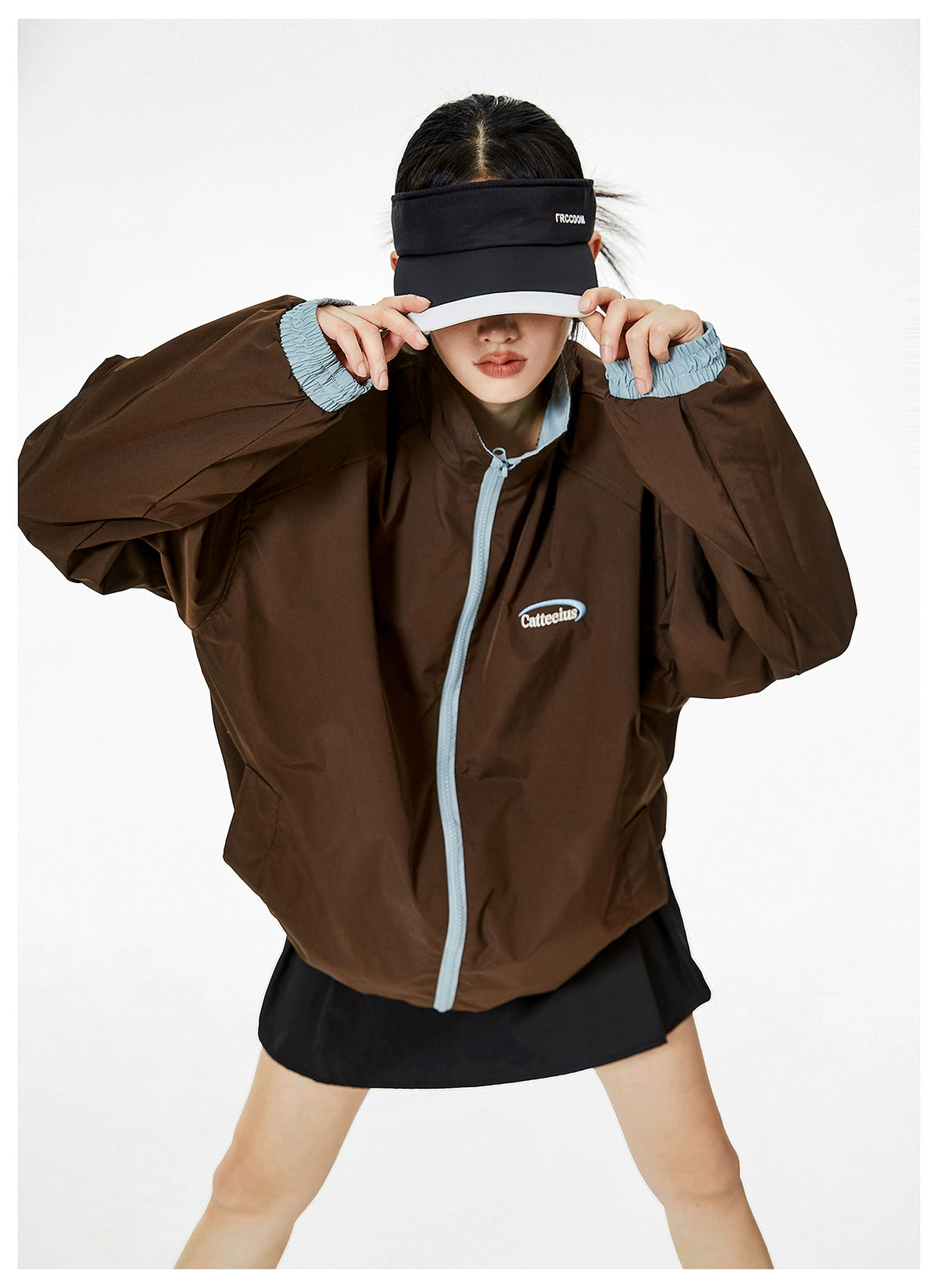 Windbreaker Reversible Oversized Jacket