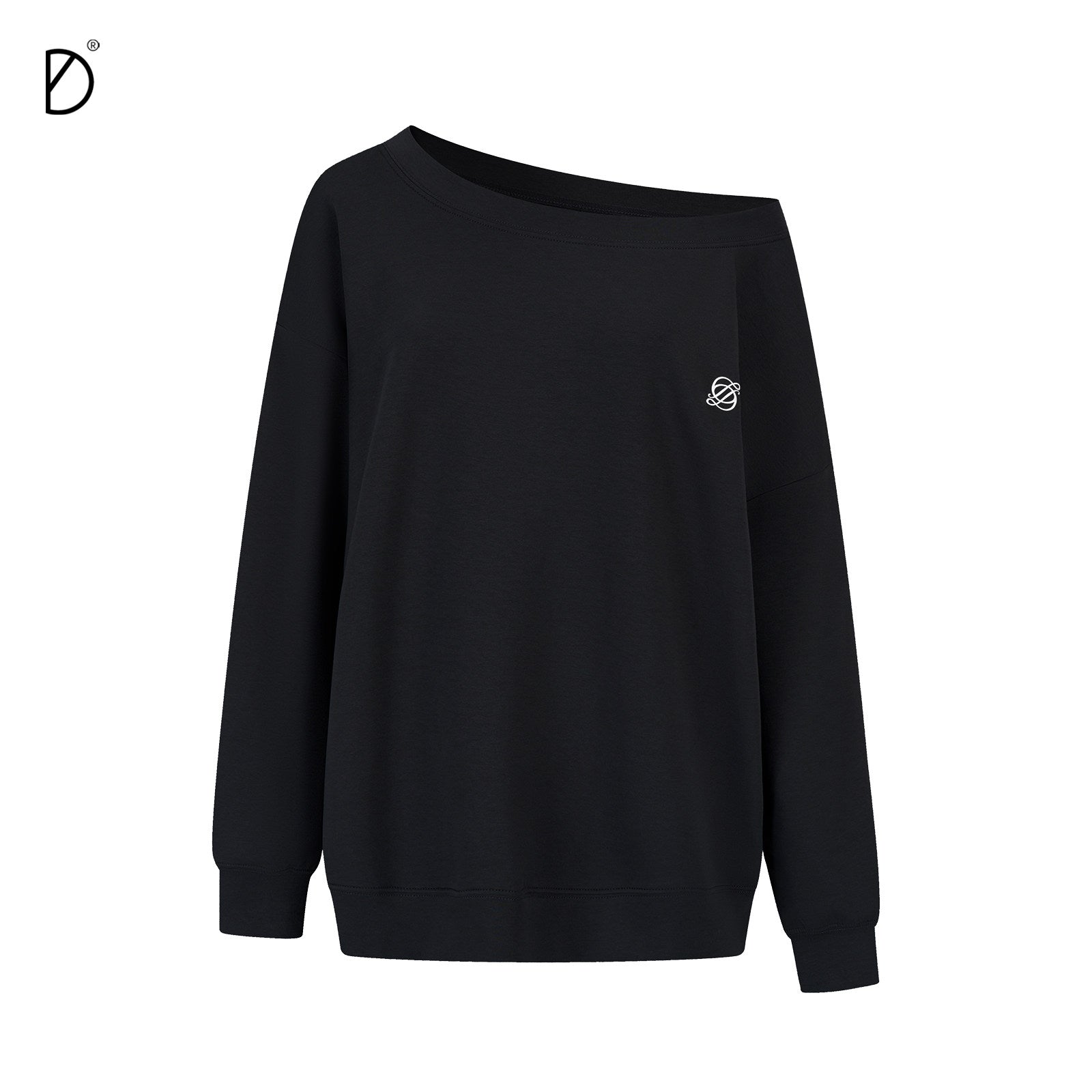 Off-Shoulder Oversize Sweatshirt & Adjustable Hem Sweatpants Setup