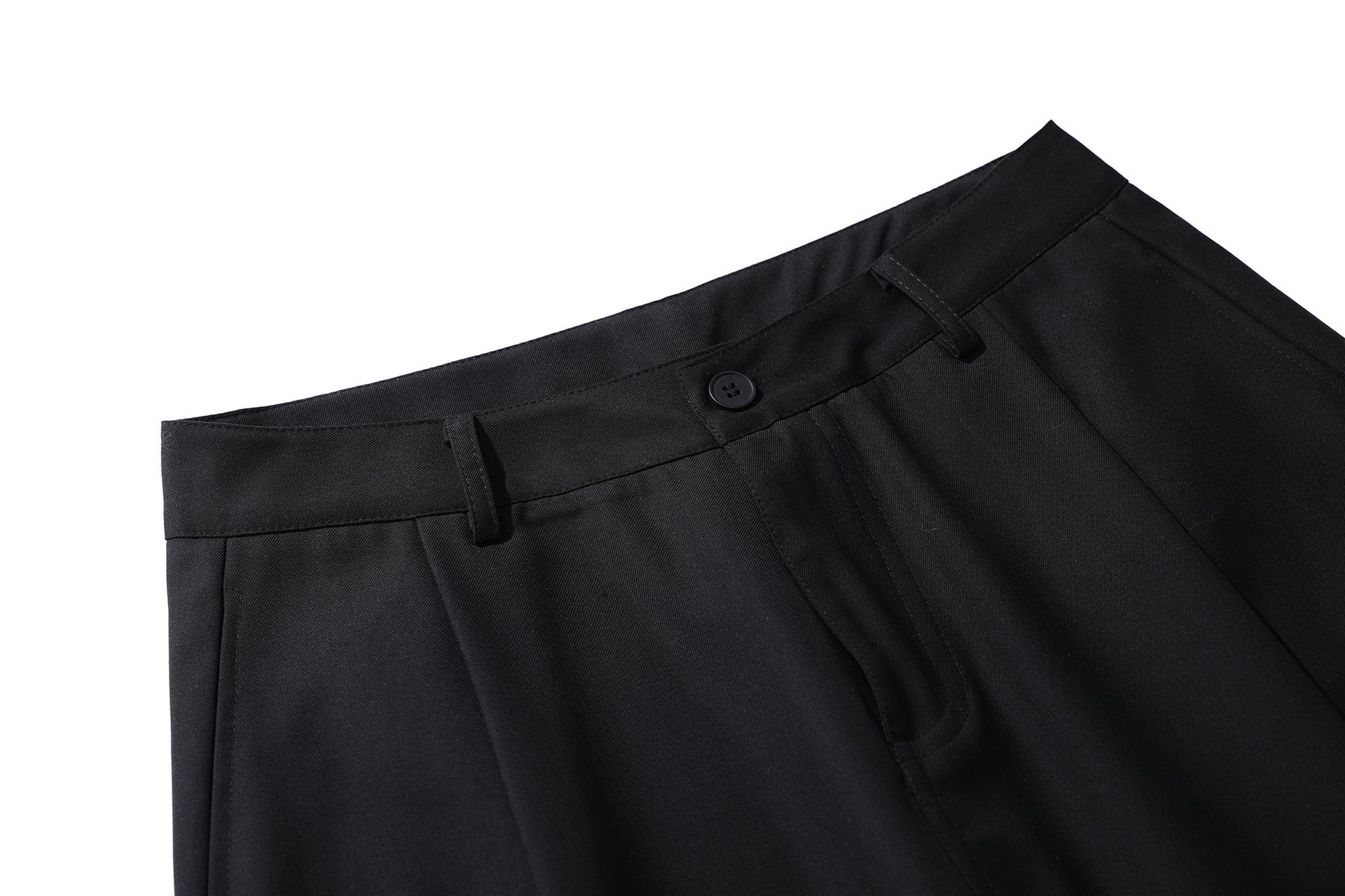 Pleats Cropped Pants