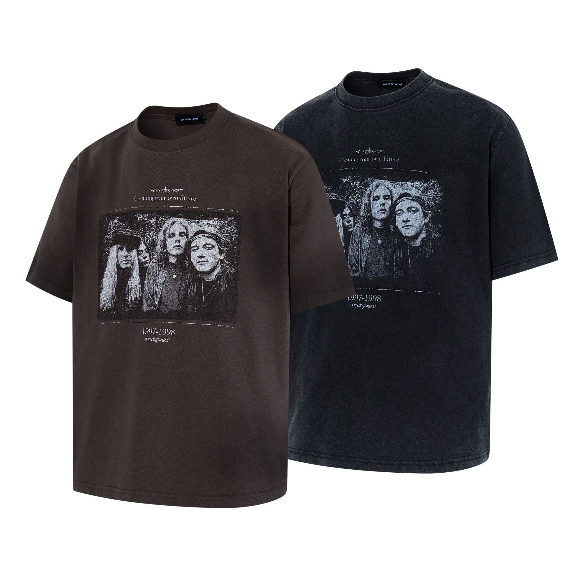 Rock Photo Print Short Sleeve T-Shirt