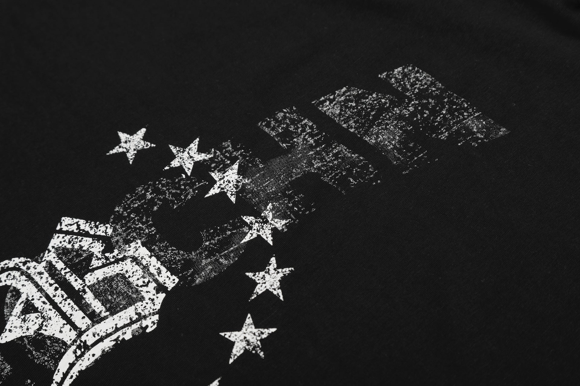 Fake Layered Stripe Star Long Sleeve T-Shirt