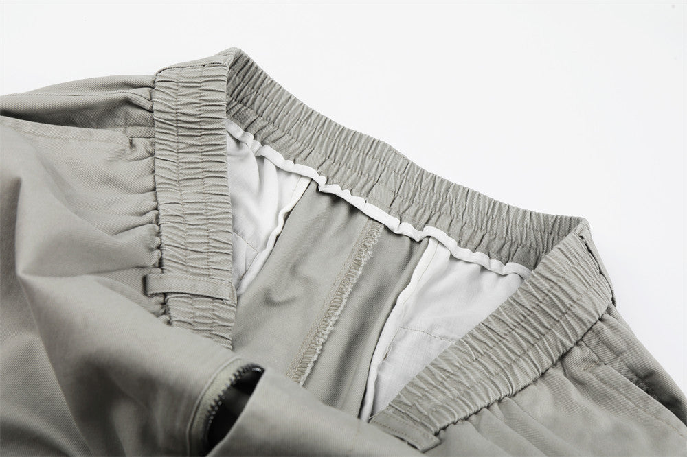 DAXUEN Wide-leg relaxed-fit pants with balloon silhouette