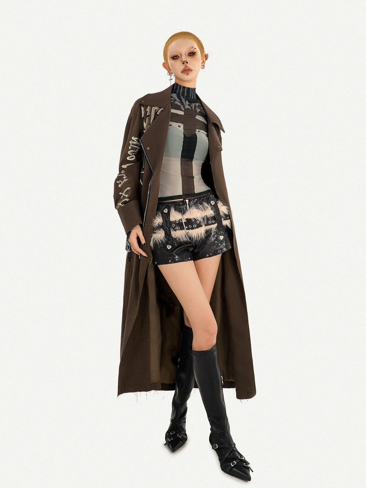 Tailored Lapel Oversize Long Coat