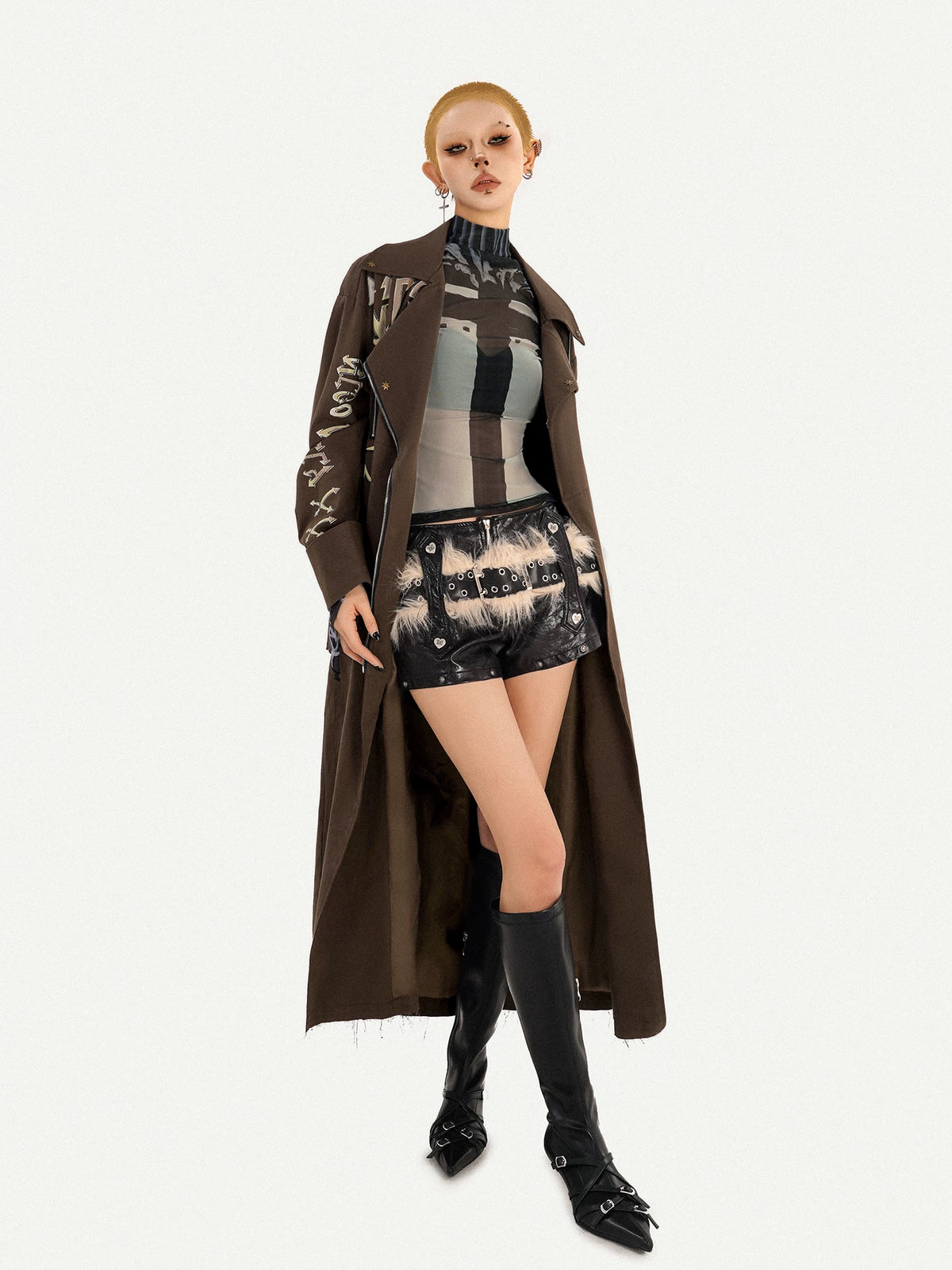 Tailored Lapel Oversize Long Coat