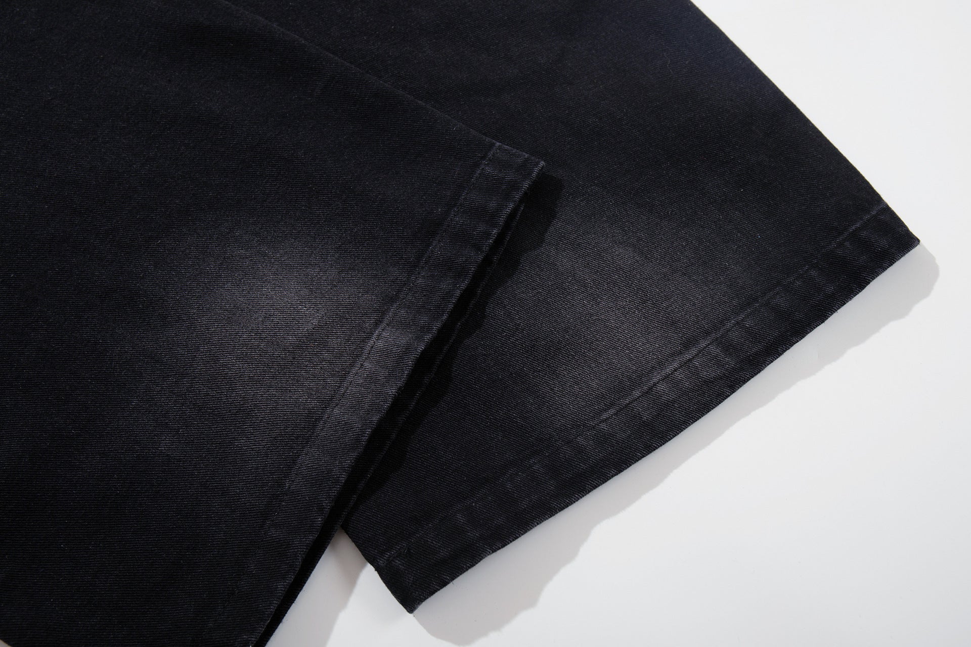Washed Tribal Fade Wide Leg Denim Jeans