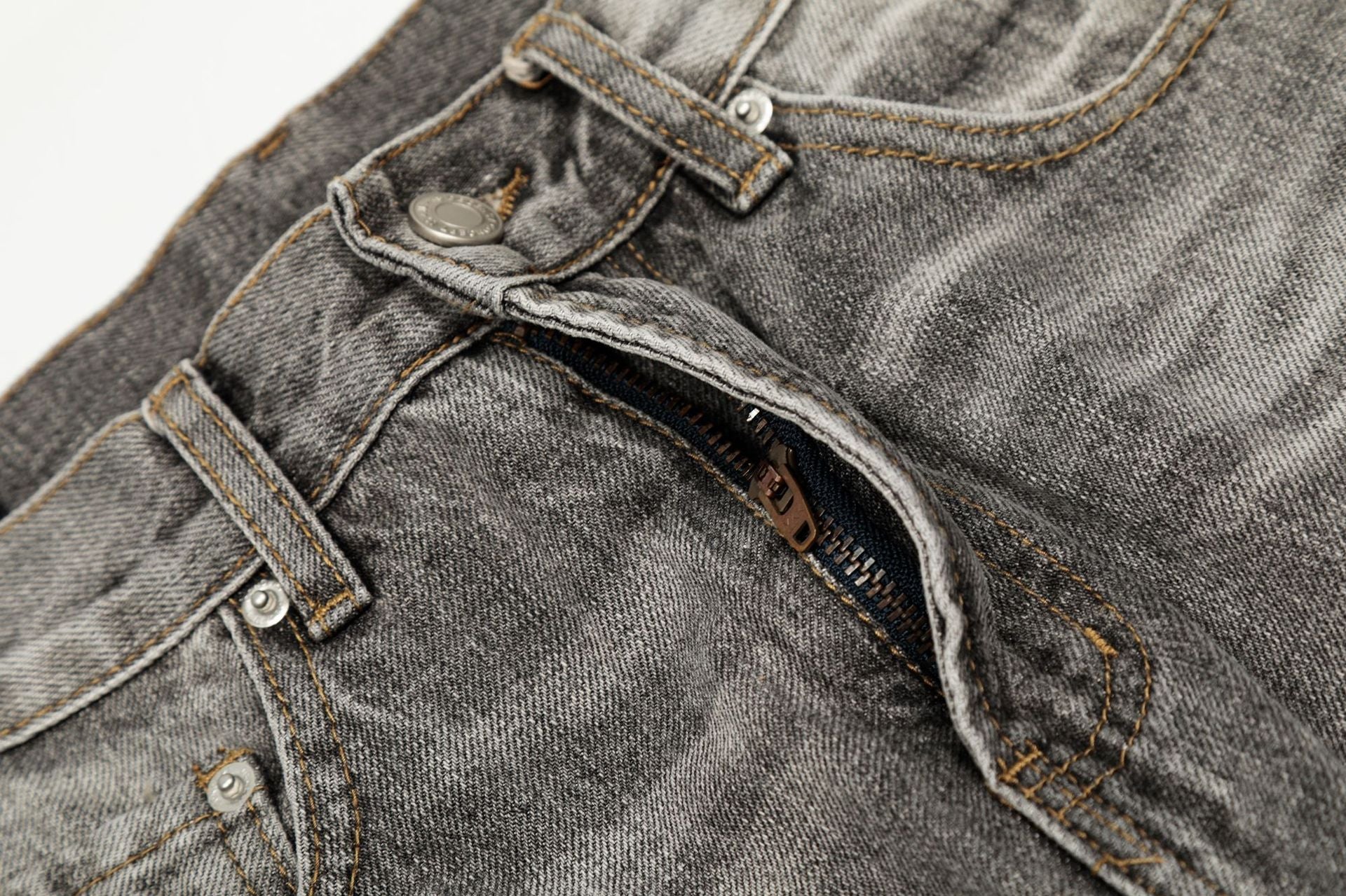 Dirty Washed Paint Wide Leg Denim Jeans