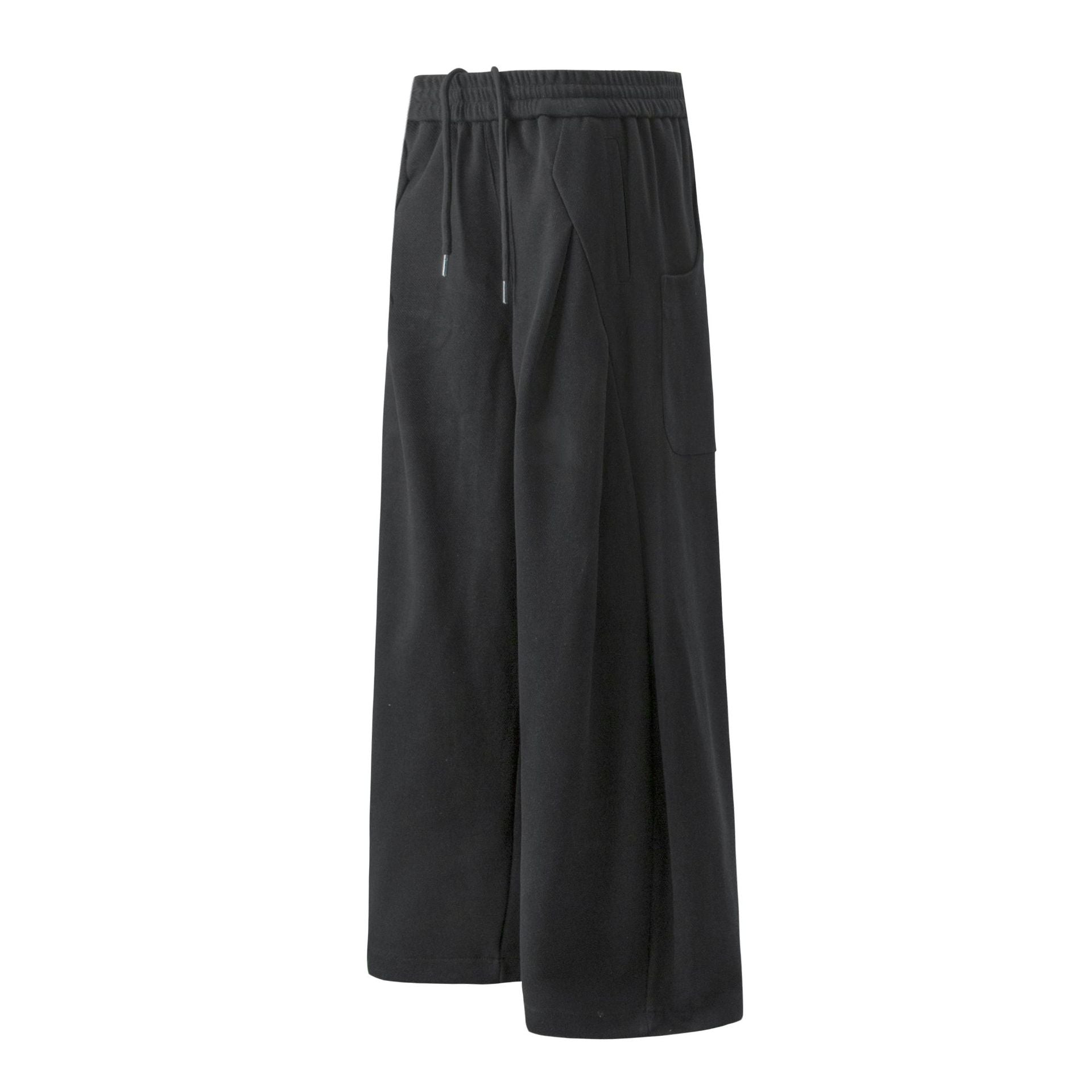 Panel Wide Leg Sweatpants