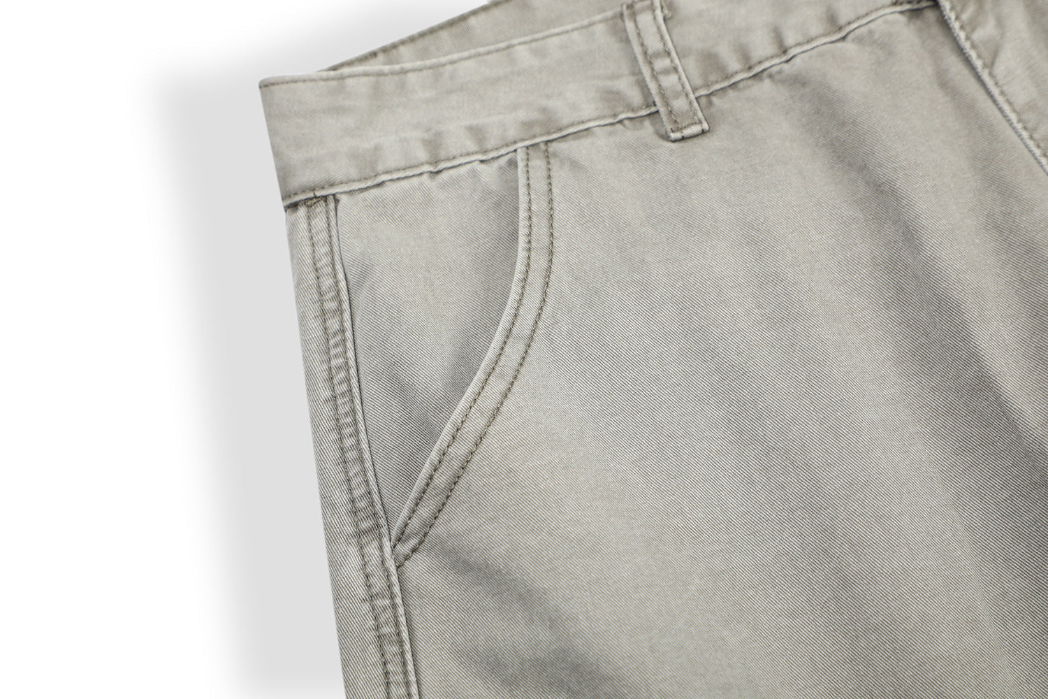 Multi-Pocket Deconstruction Curved Wide Leg Denim Jeans