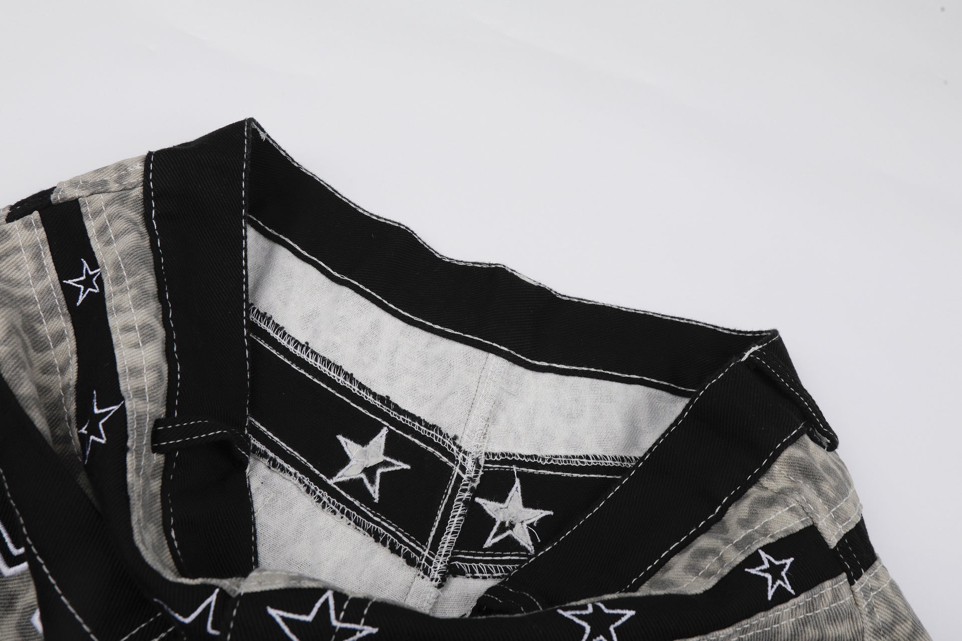 Leopard Star Pocket Jort