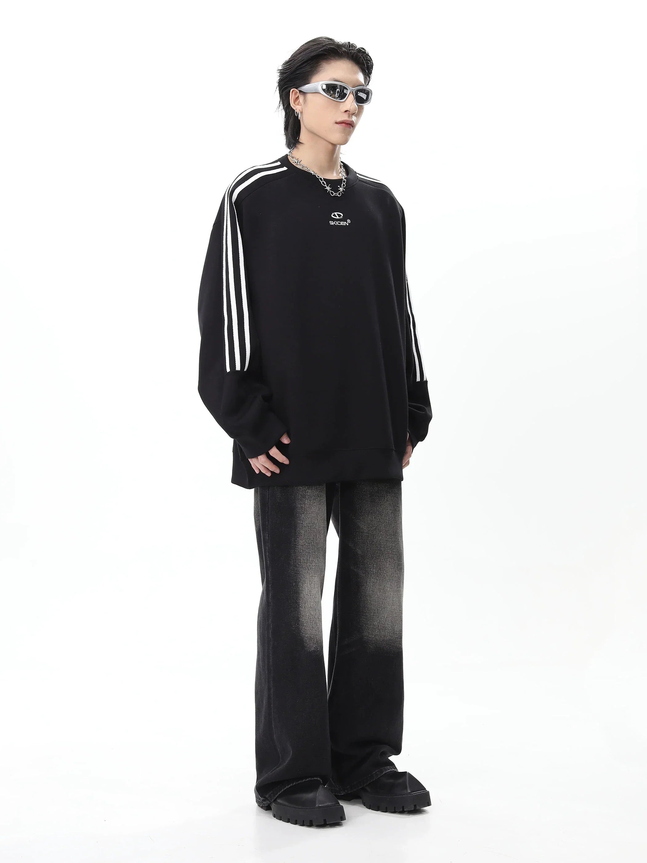 Round Neck Oversize Sweatshirt