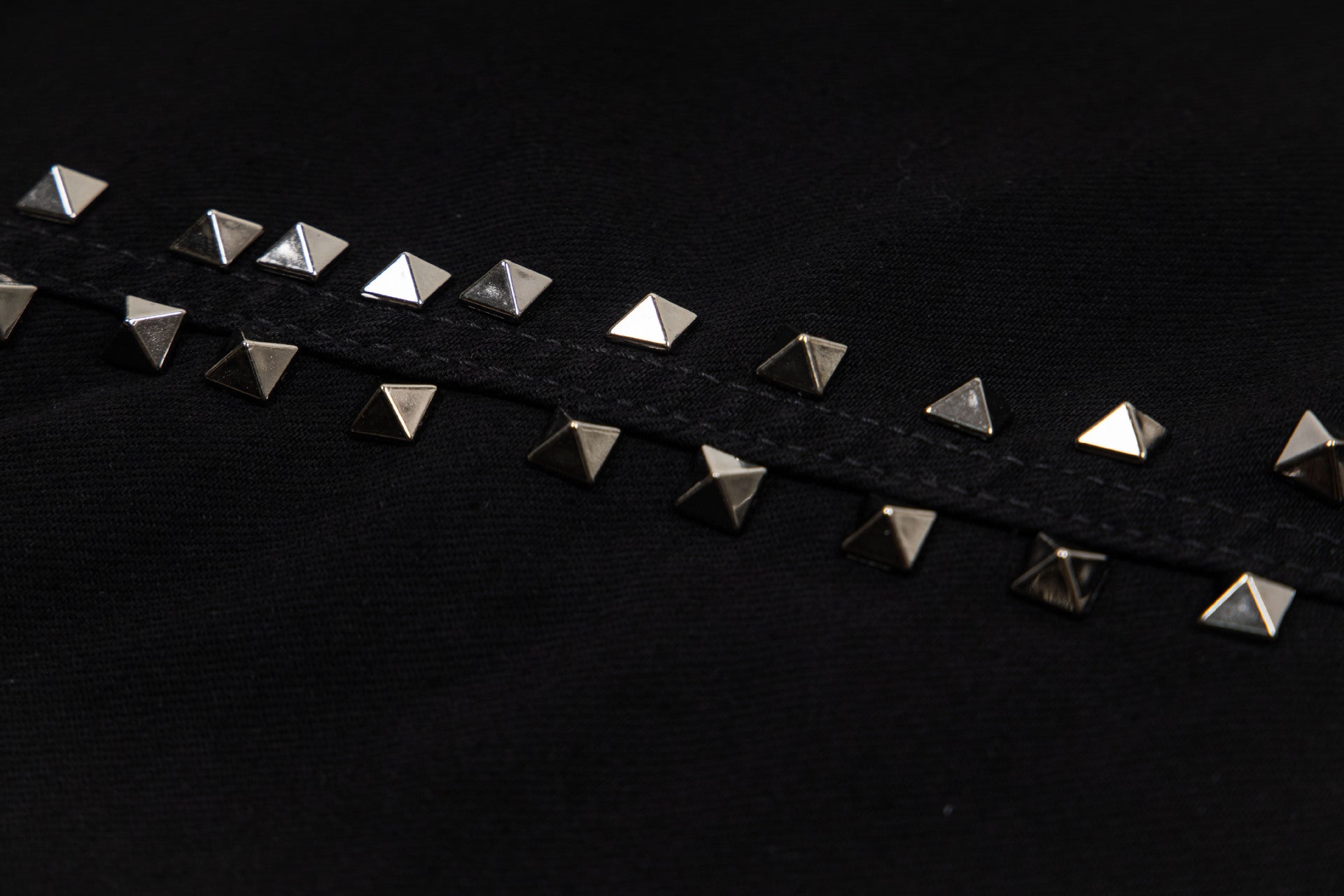 Star Studs Wide Leg Denim Jeans