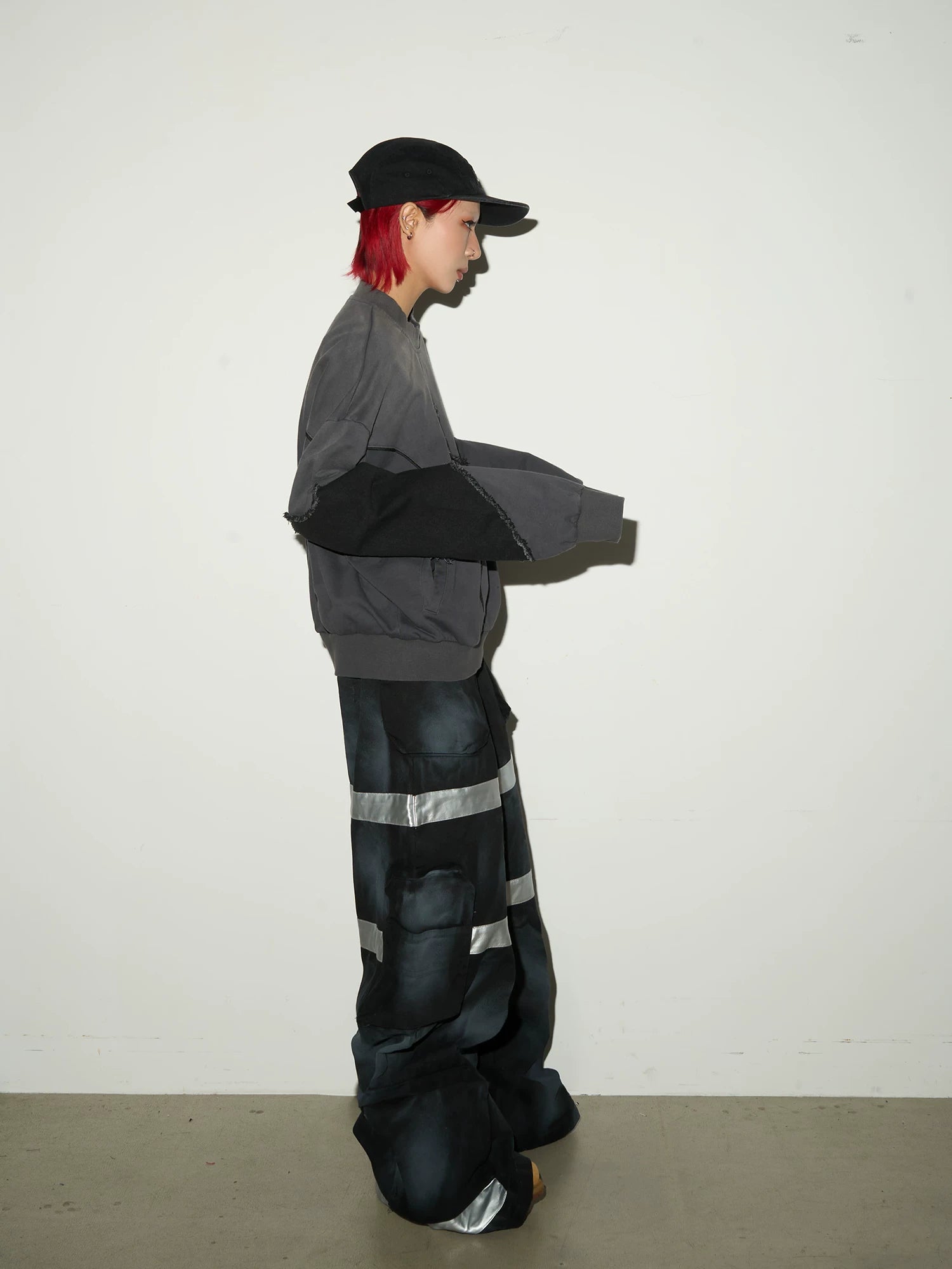 Reflective Stripe Cargo Pants