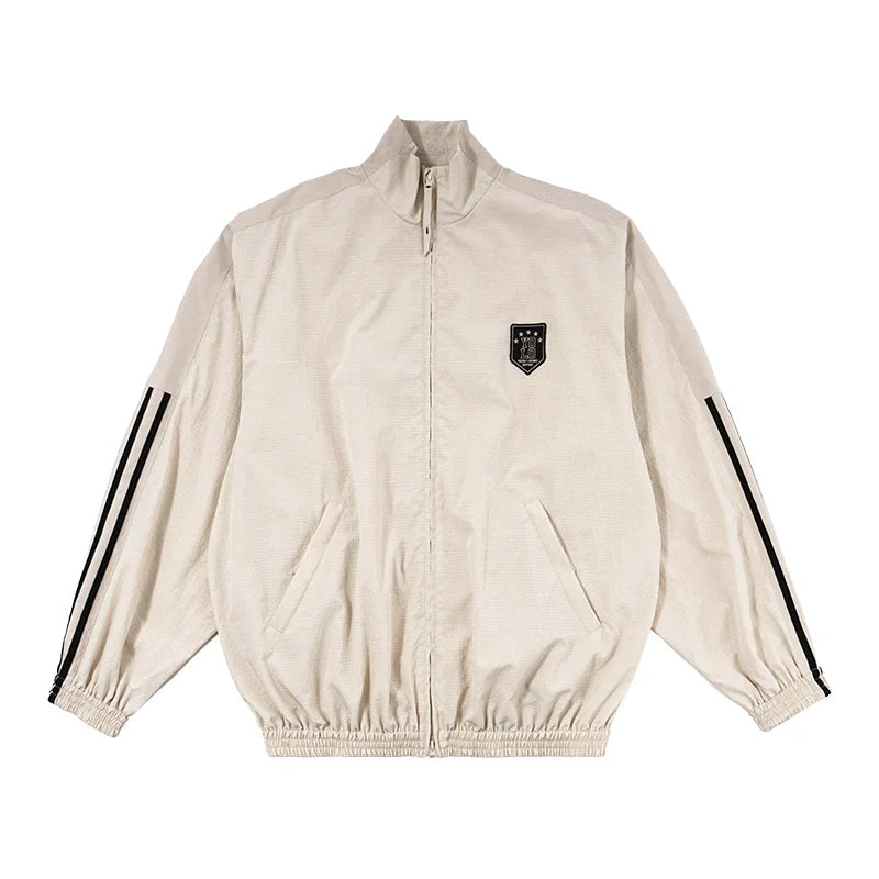 Side Three Bar Loose Sporty Jacket