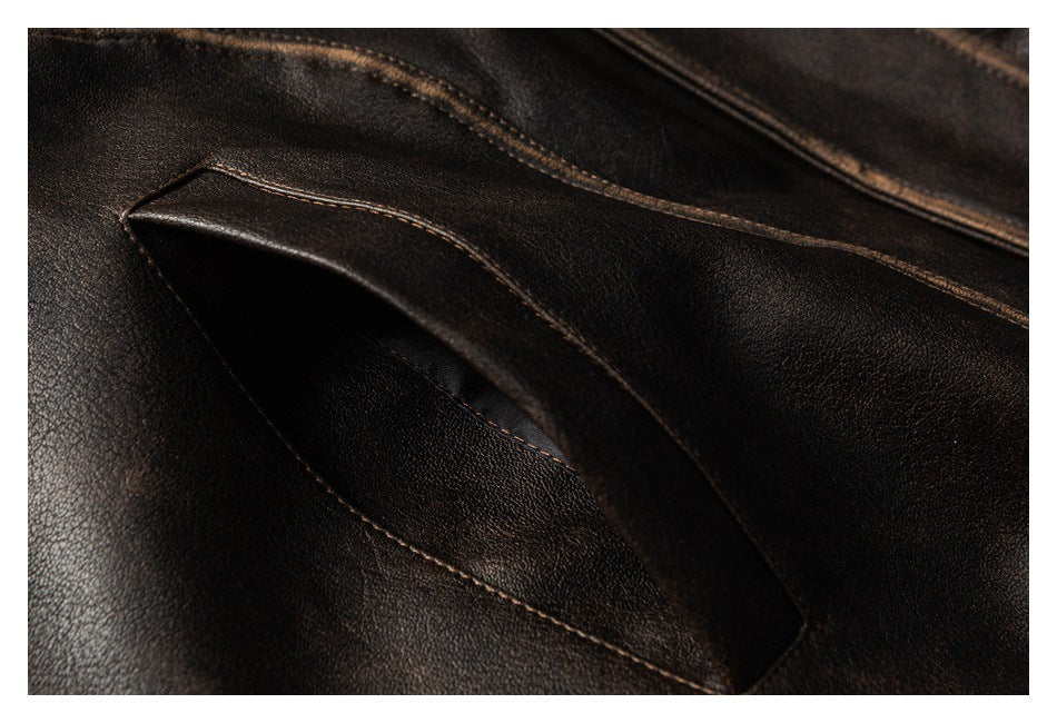 Veste en cuir américaine vintage