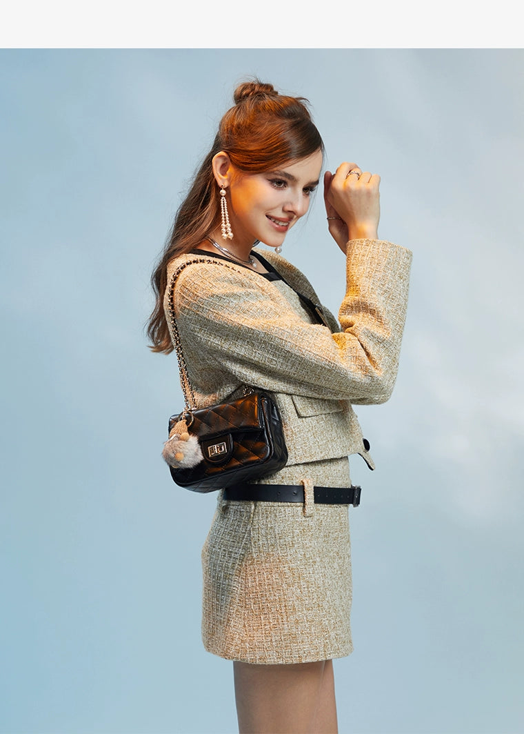 BOLSO - Mini Charm Acolchado