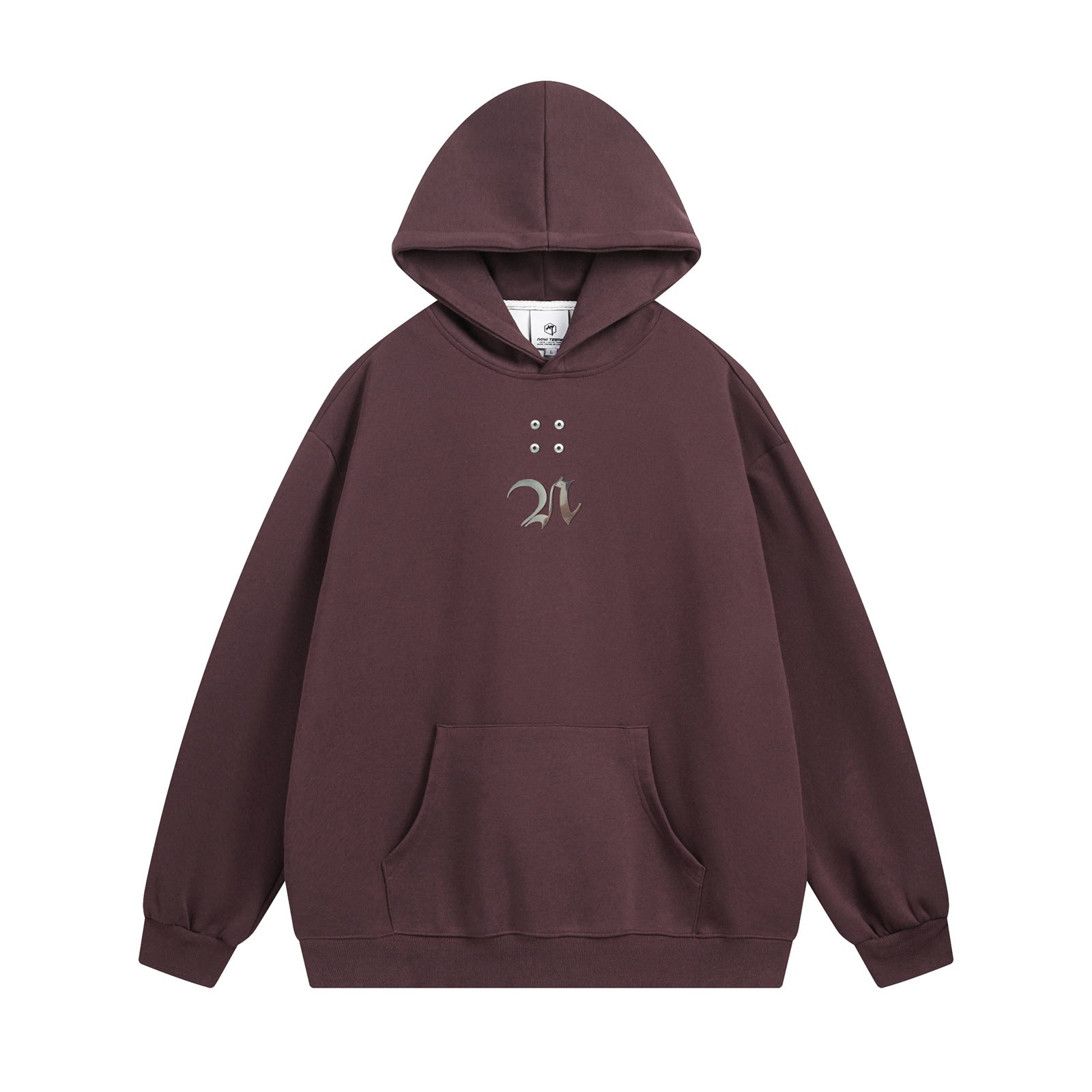Letter Print Oversize Hoodie