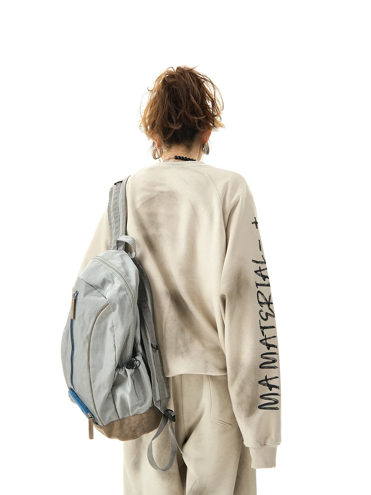 Patchwork Oversize Sweatshirt Na2928-K