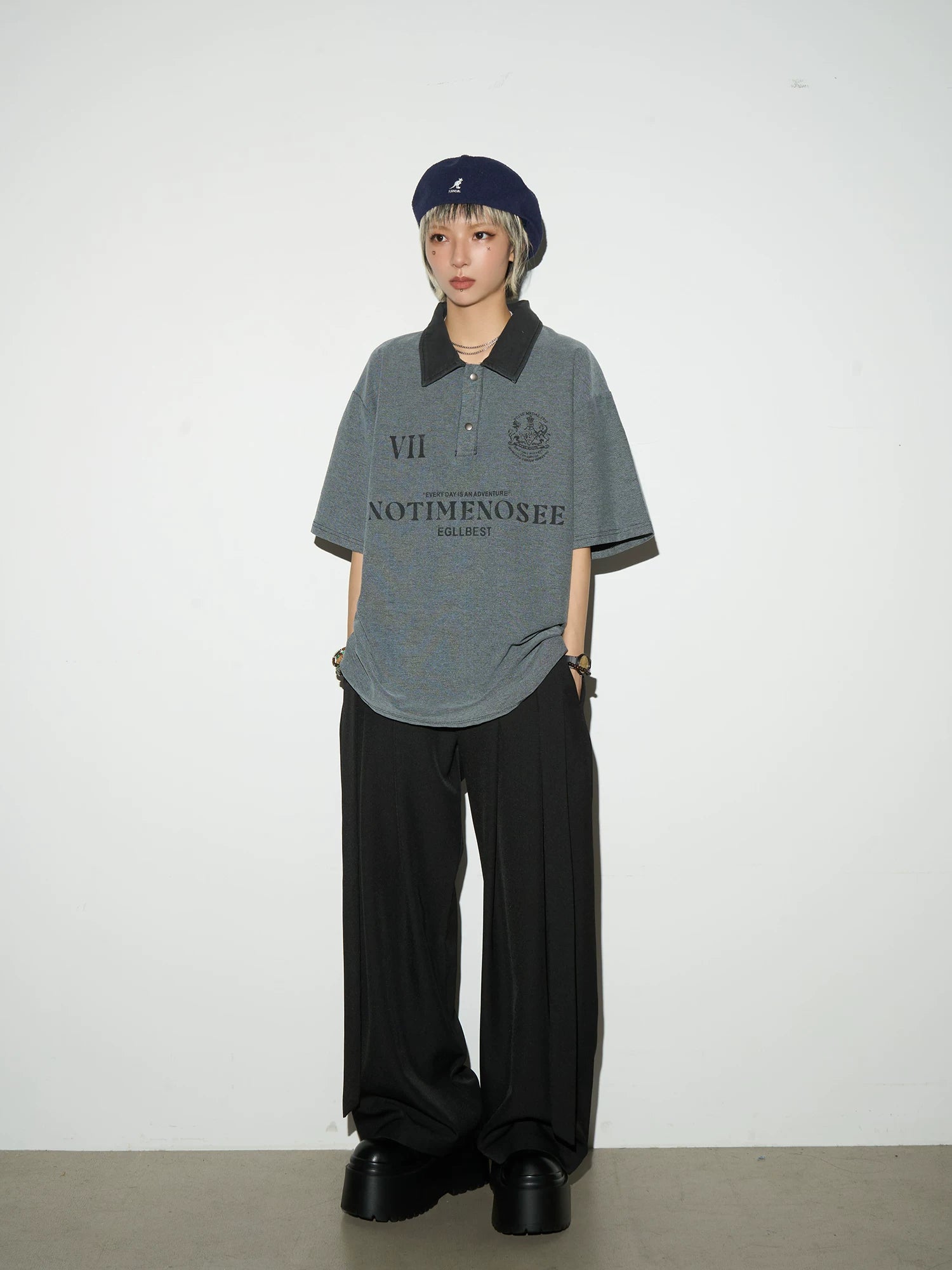 Wrap Tie Waist Tailored Jacket & Wide Leg Trousers Setup