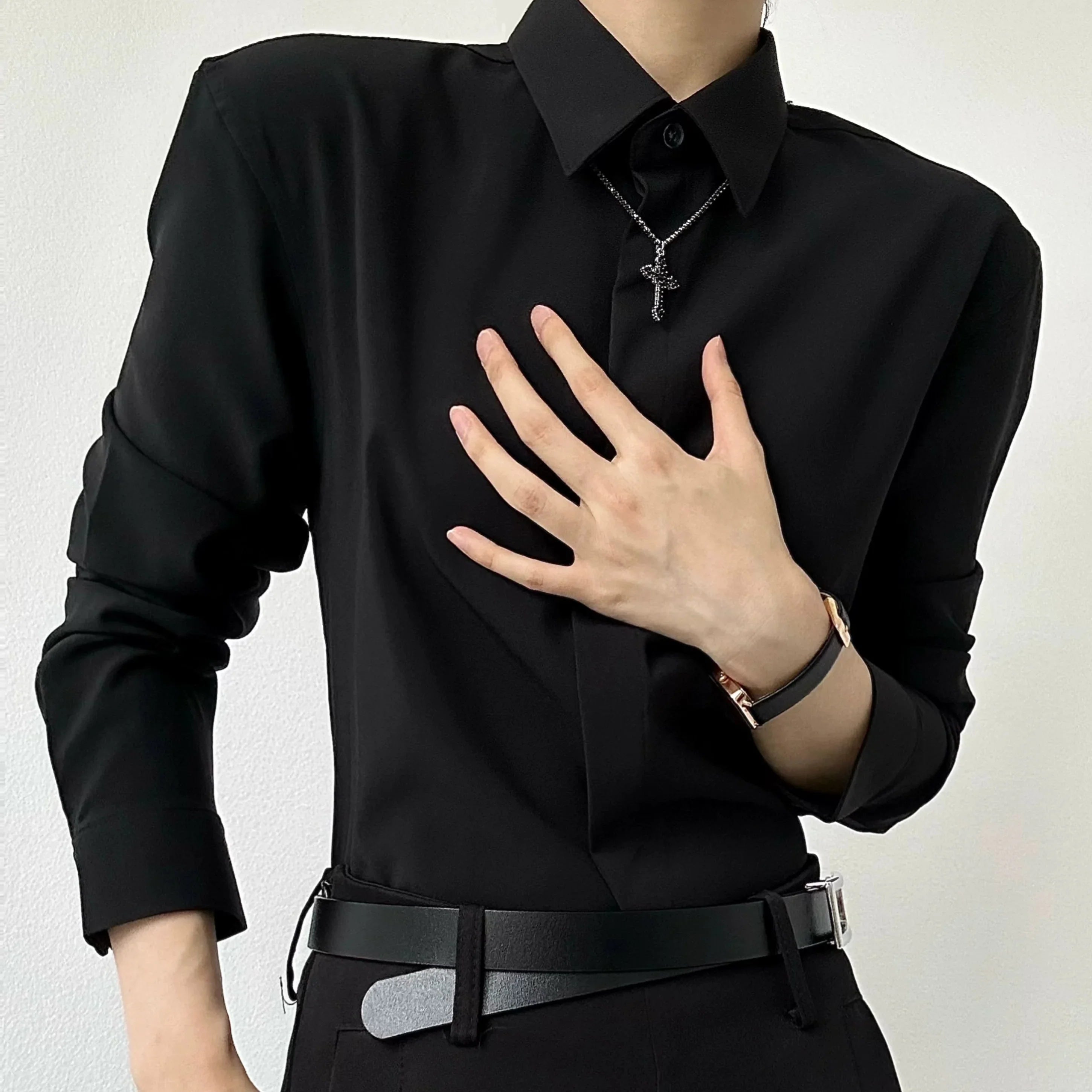 Drape Long Sleeve Shirt