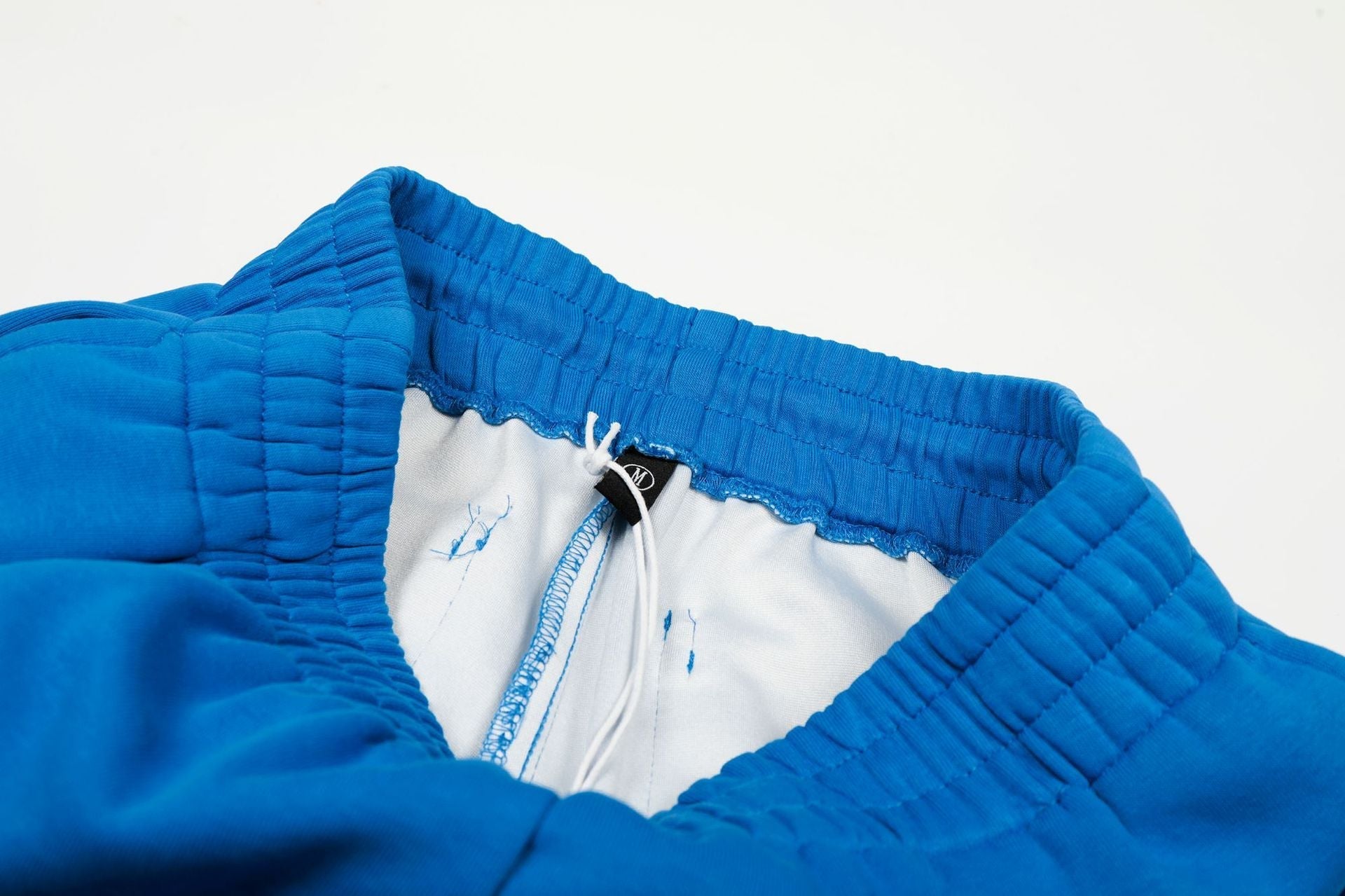Letter Print Deconstruction Wide Leg Barrel Sweatpants