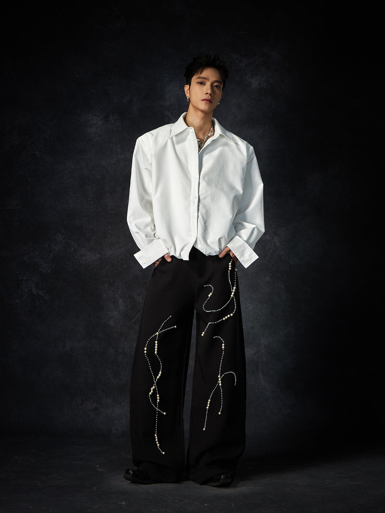 Multiple Button Waist-Fitted Hem Turn-Do