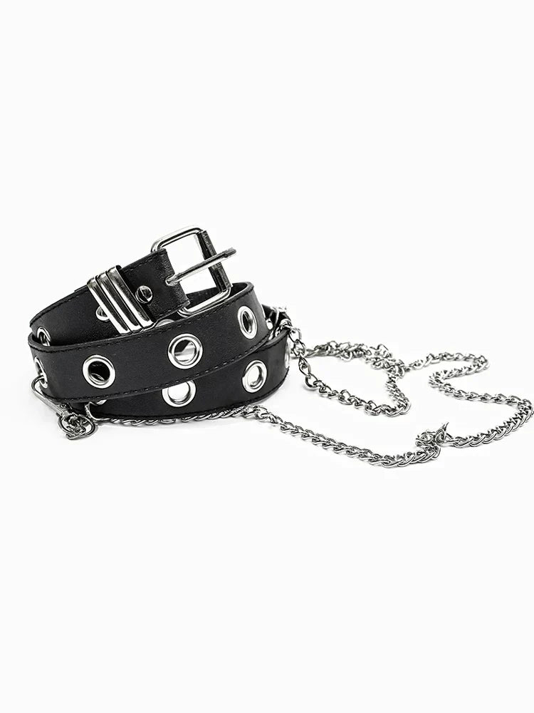 PU Leather Design Metal Buckle Belt
