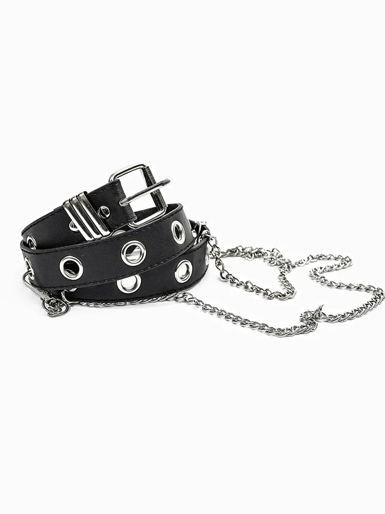 PU Leather Design Metal Buckle Belt