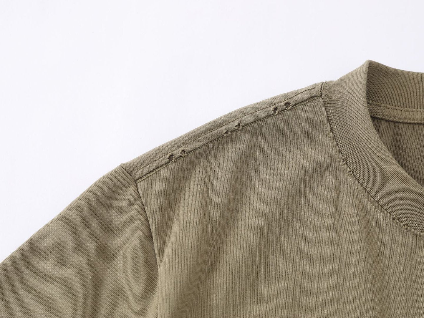 Heavyweight Washed Damage Short Sleeve T-Shirt