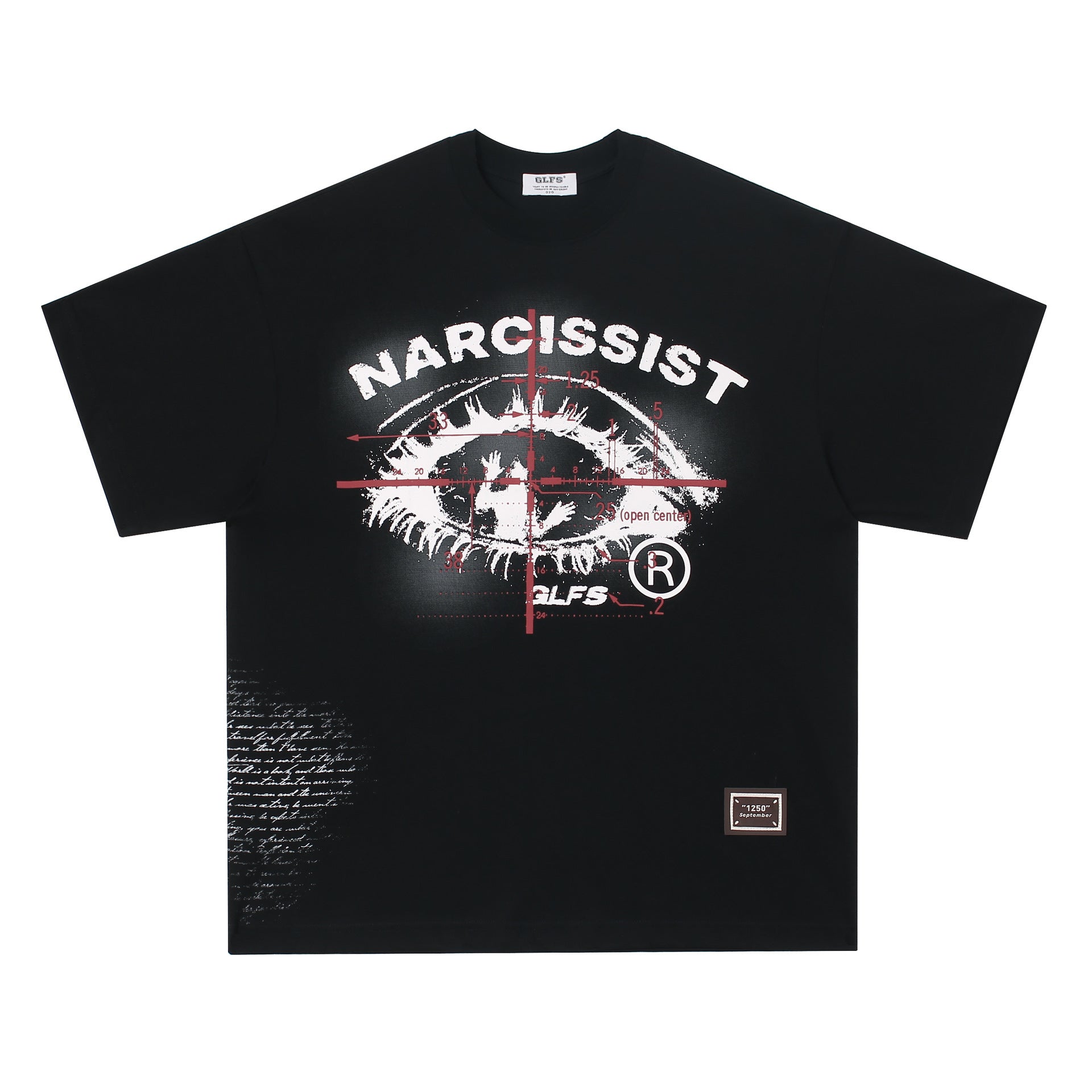 Eye Graphic Letter Print Short Sleeve T-Shirt