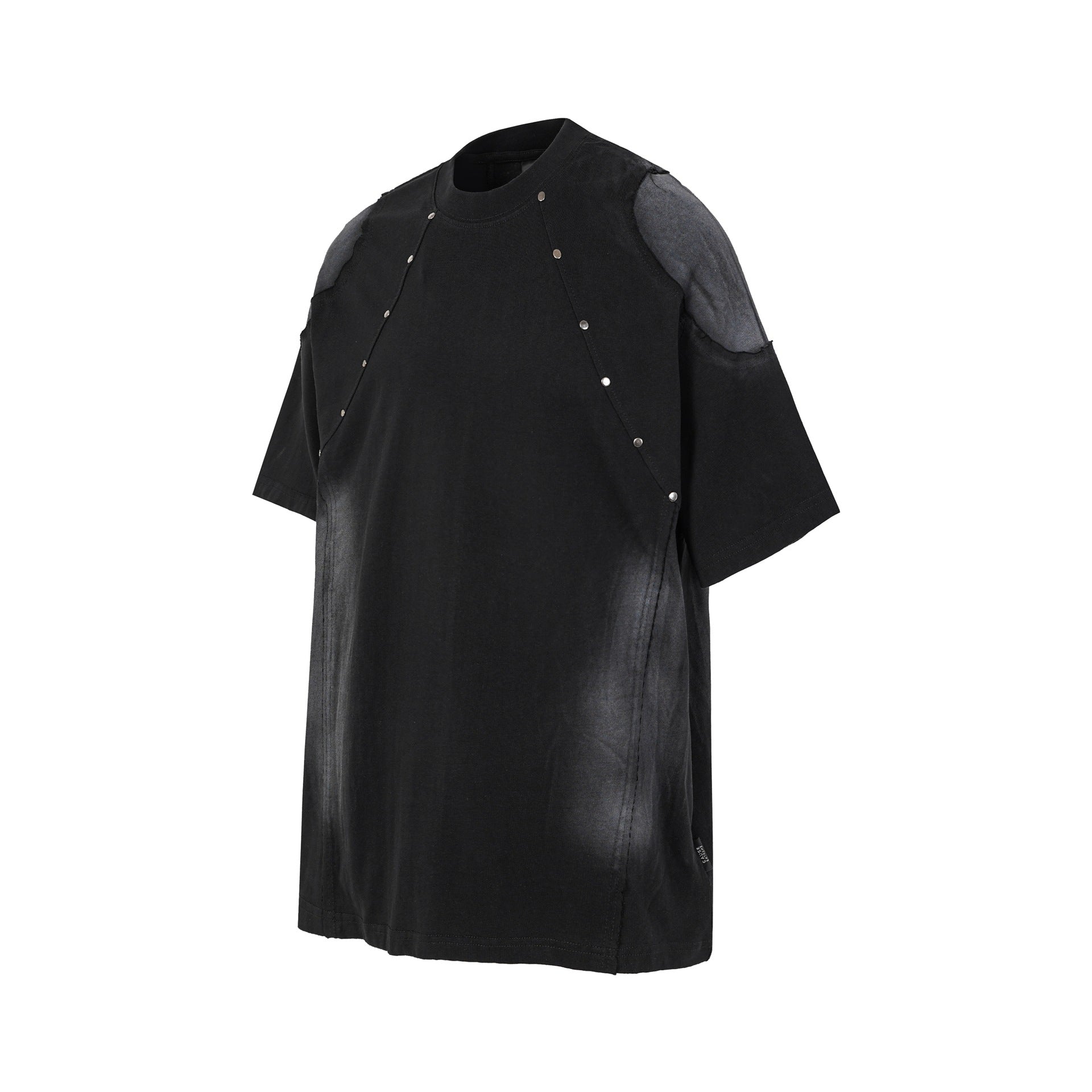 Studs Washed Short Sleeve T-Shirt