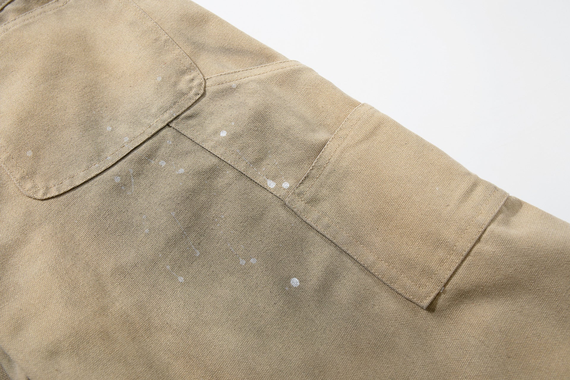 Dirty Dye Paint Splatter Wide Leg Denim Jeans