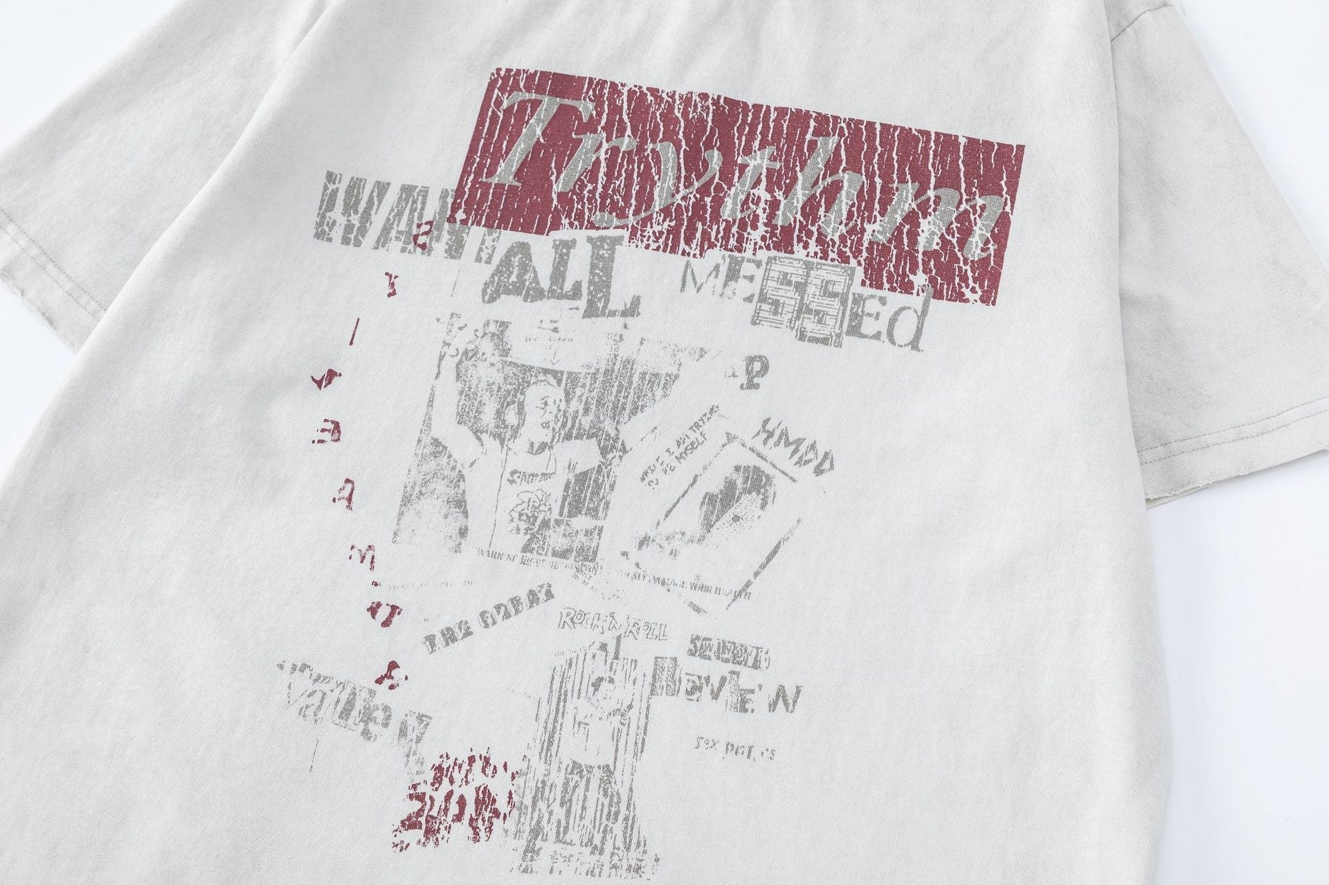 Abstract Graphic Design Short Sleeve T-Shirt