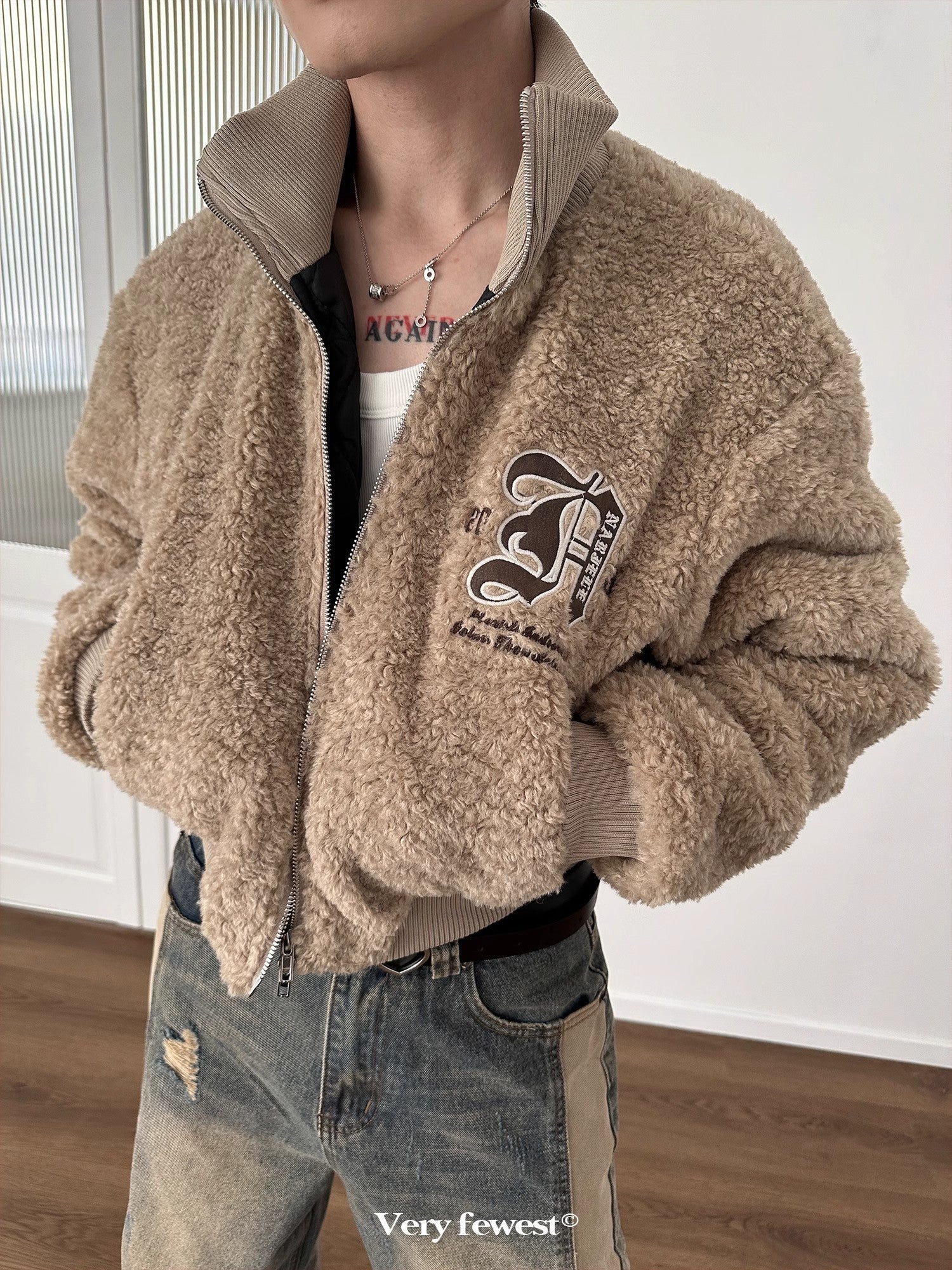 Thick Cotton Stand Neck Jacket