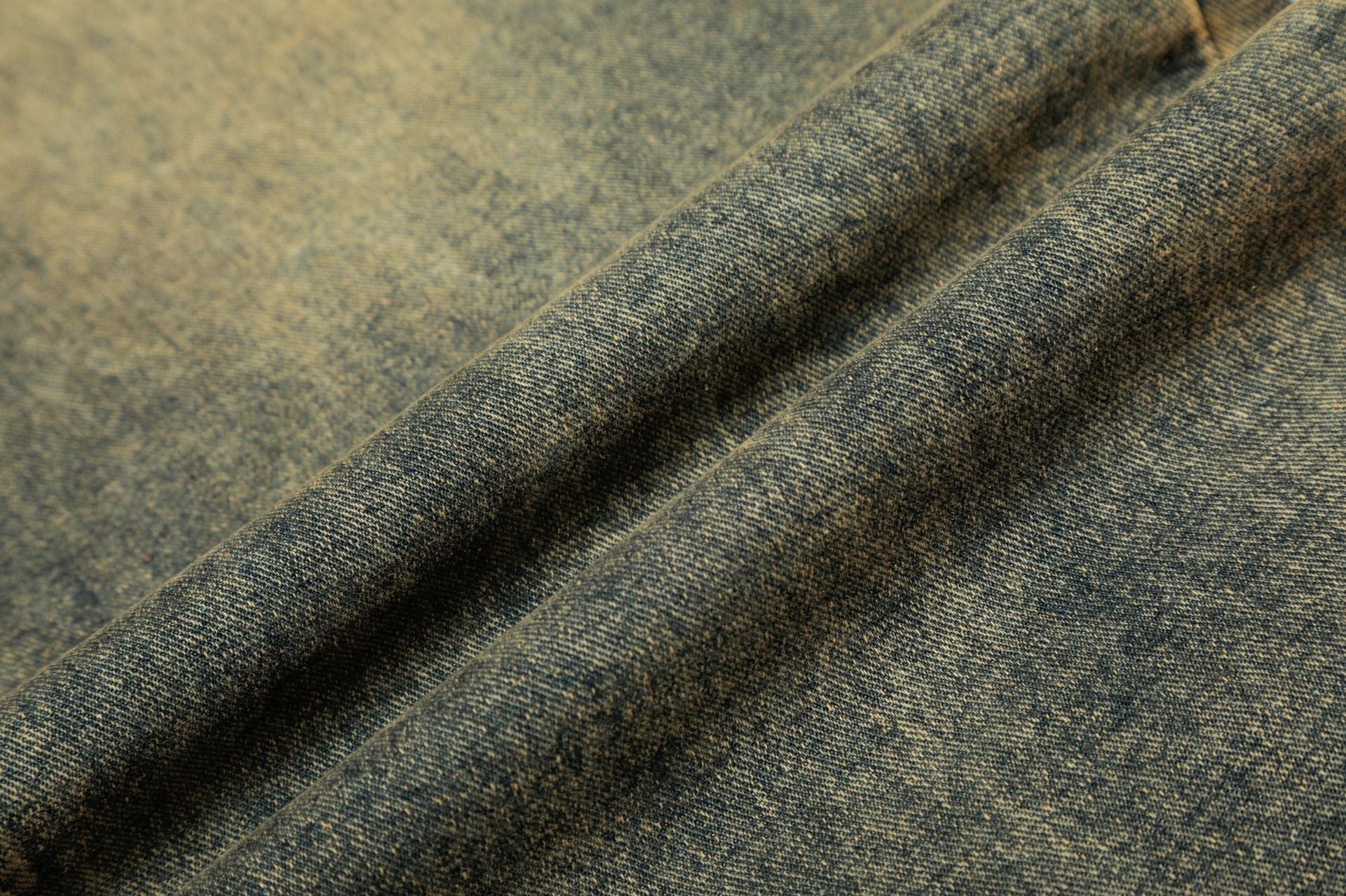 Washed Layered Fade Wide Leg Denim Jeans