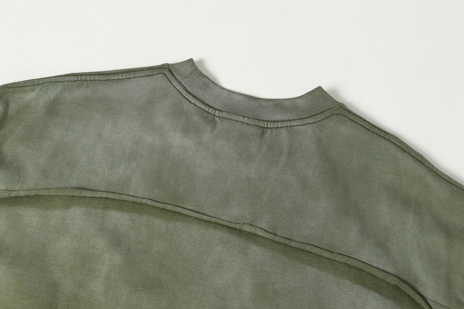 Washed Raw Hem Short Sleeve T-Shirt