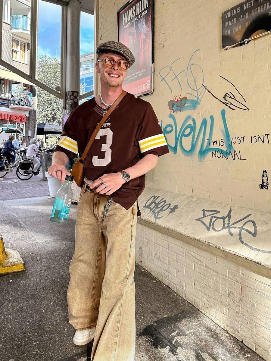 Denim Straight Loose Street Style Jeans