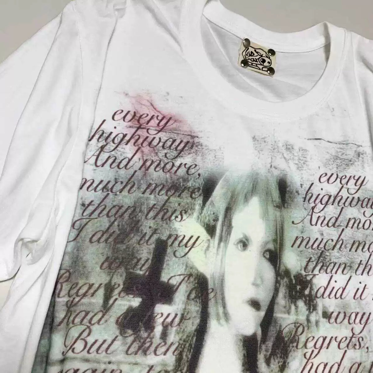 Gothic Oversize Lightweight Cotton Short Sleeve T-Shirt